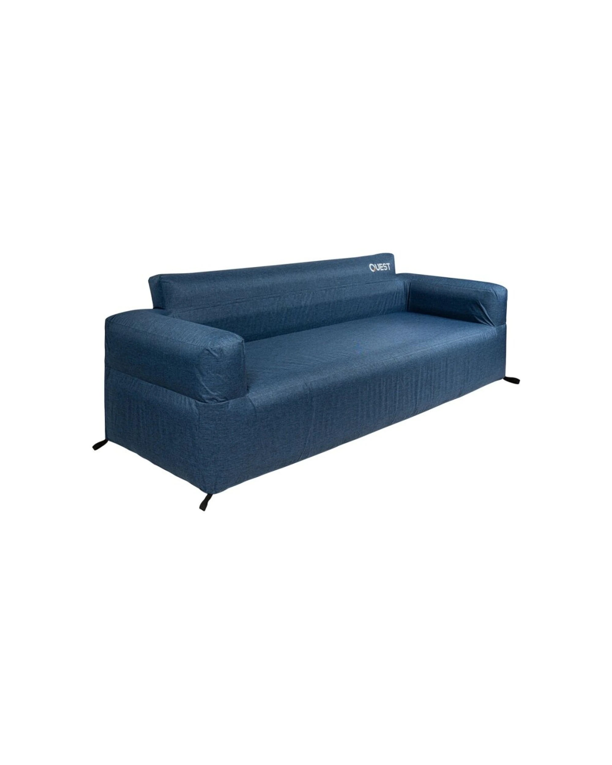 1 Quest Outdoors Air Sofa 4 Seater Inflatable With Carry Bag For Camping - Blue, 1 of 5