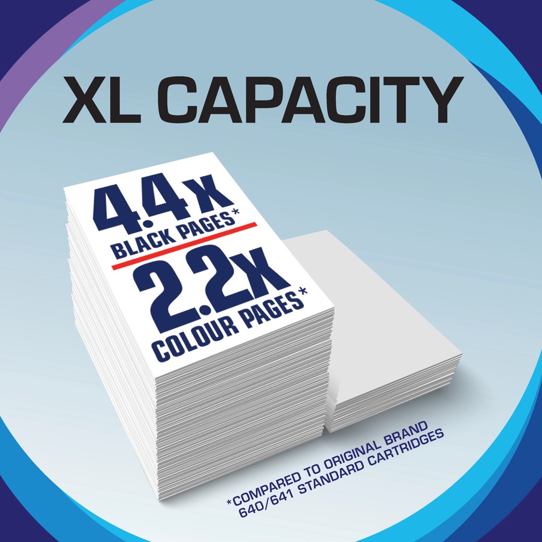 4 3 Pack Calidad Canon 640 XL (x2) and 641 XL Value, 4 of 7
