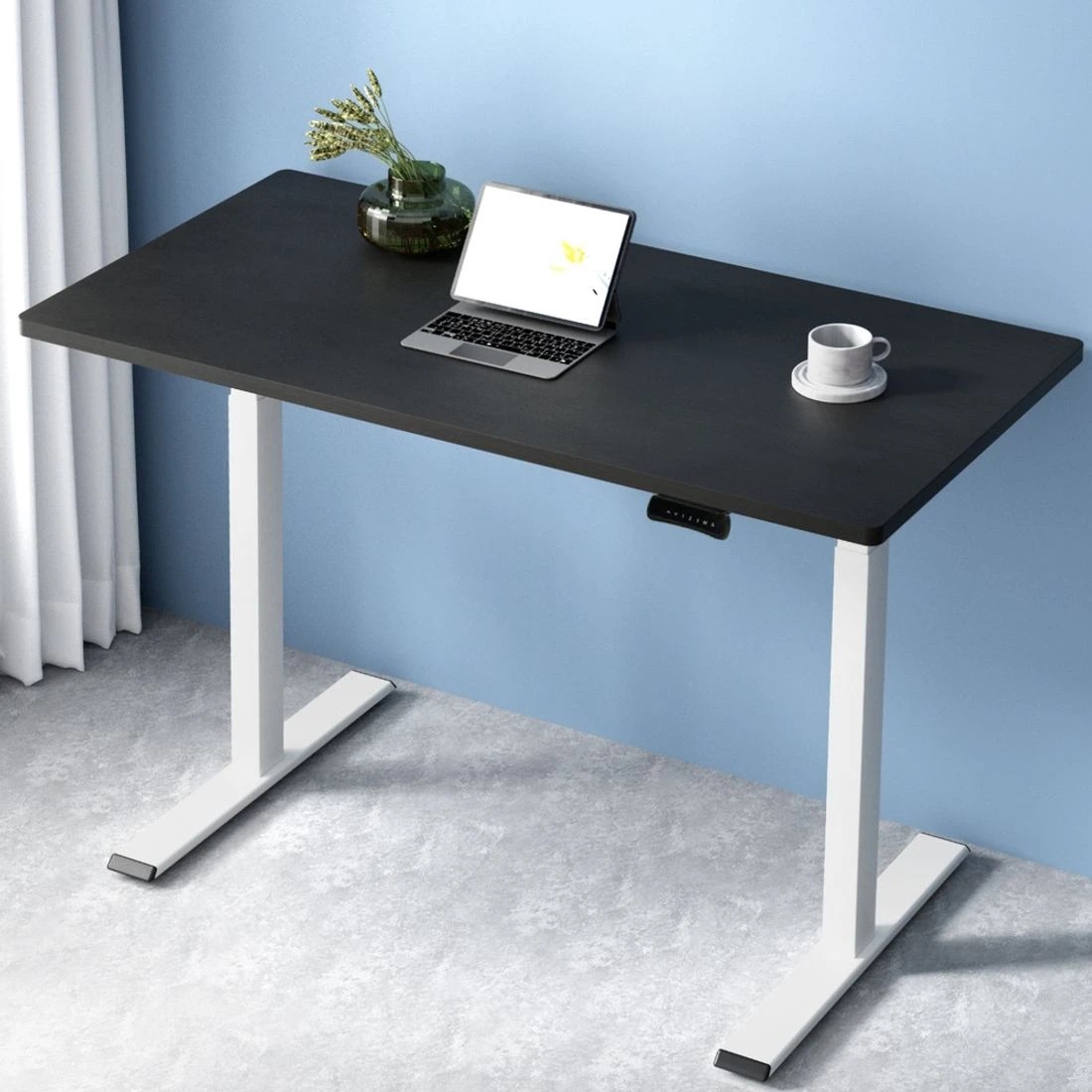 3 Artiss Standing Desk Motorised Dual Motor 120CM
 - black, 3 of 4