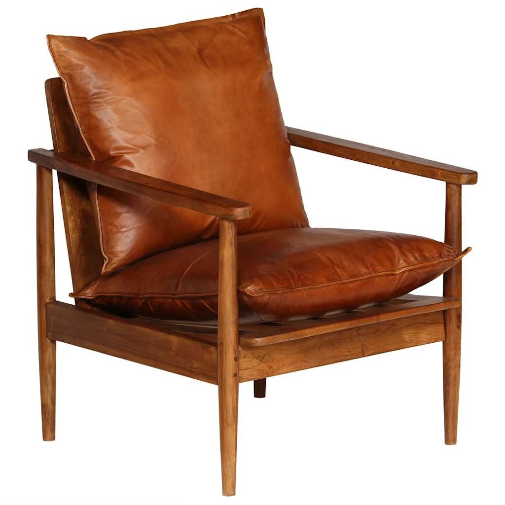 6 Vidaxl Armchair Chair - Brown, 6 of 10