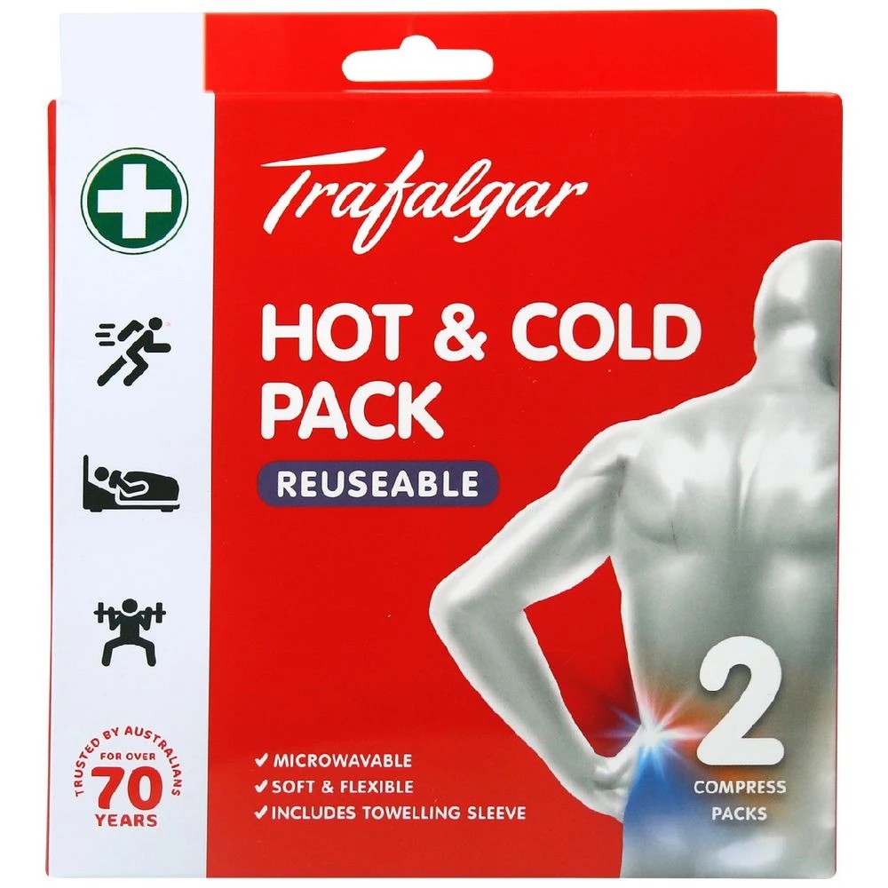 1 Trafalgar Reusable Hot and Cold Pack with Sleeve 2 Pack, 1 of 1