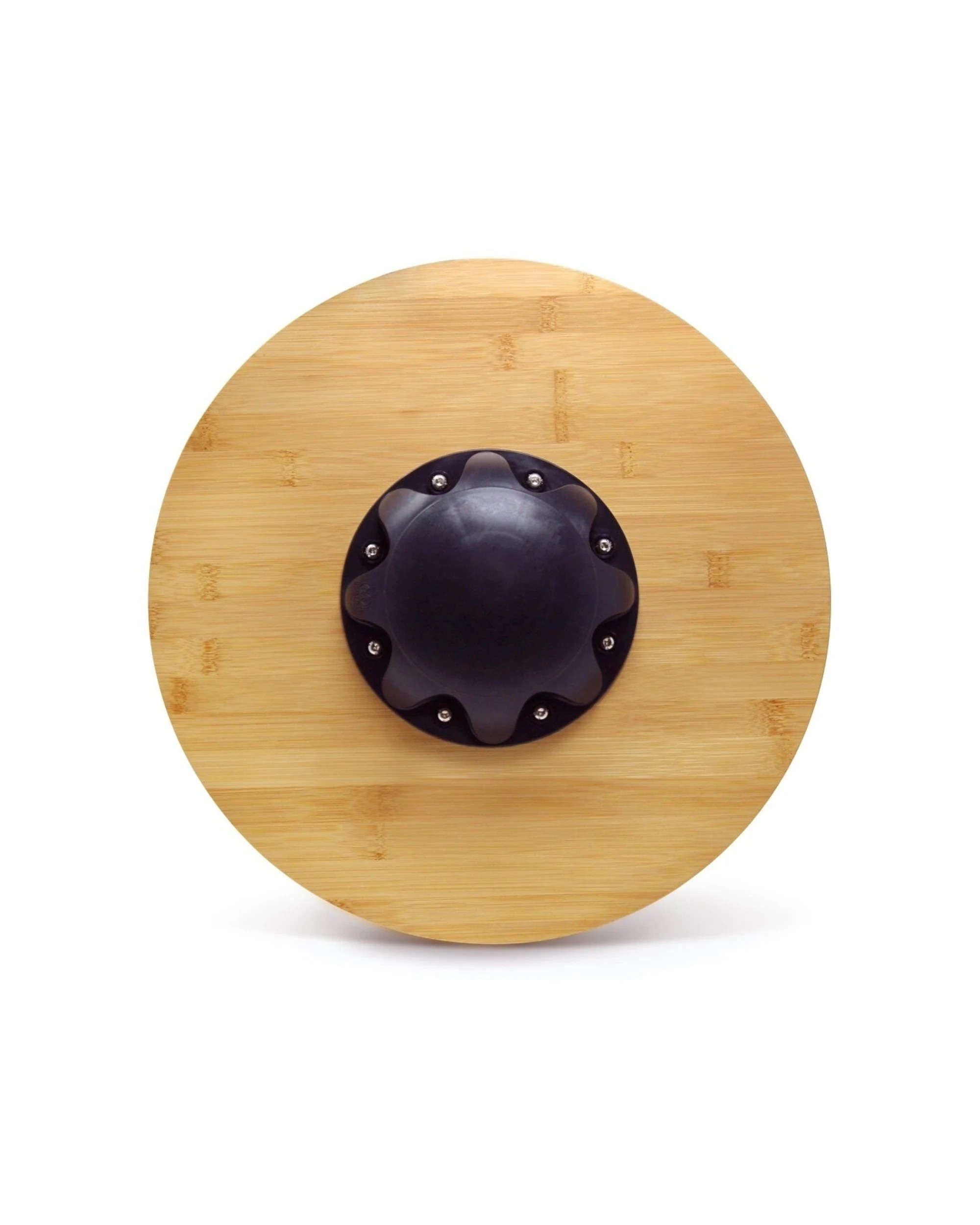 3 Kinderfeets Bamboo 40cm Balance Disk Fitness Yoga Core Trainer 3 Years Plus - Brown, 3 of 8