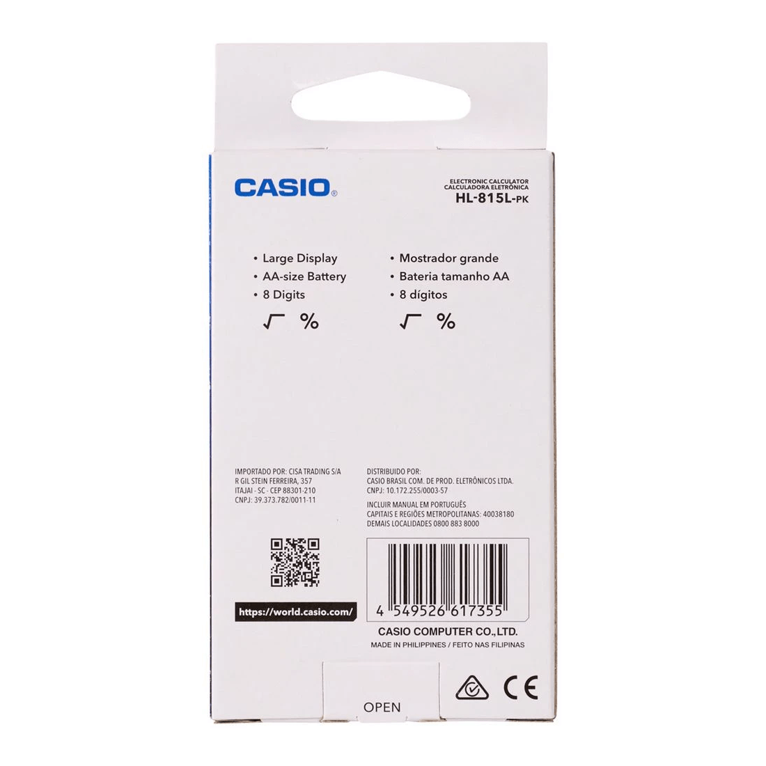 4 Casio HL-815L Pocket Calculator Pink, 4 of 4