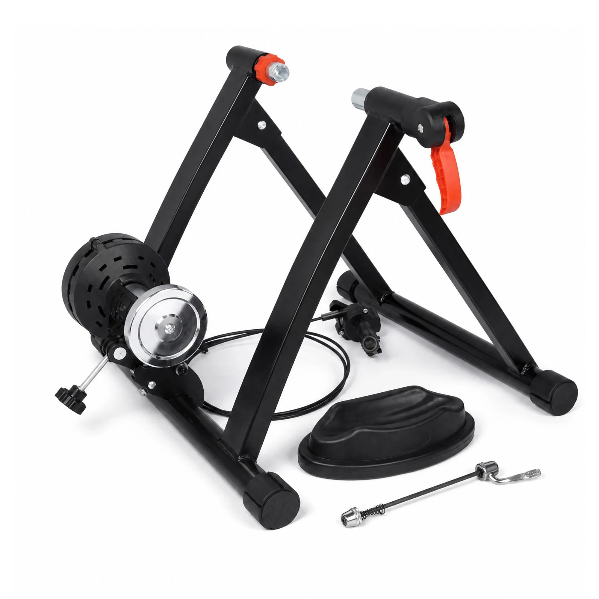 1 Monvelo Bike Trainer Riding 6-Level Magnetic Resistanc Turbo Trainer Black, 1 of 6