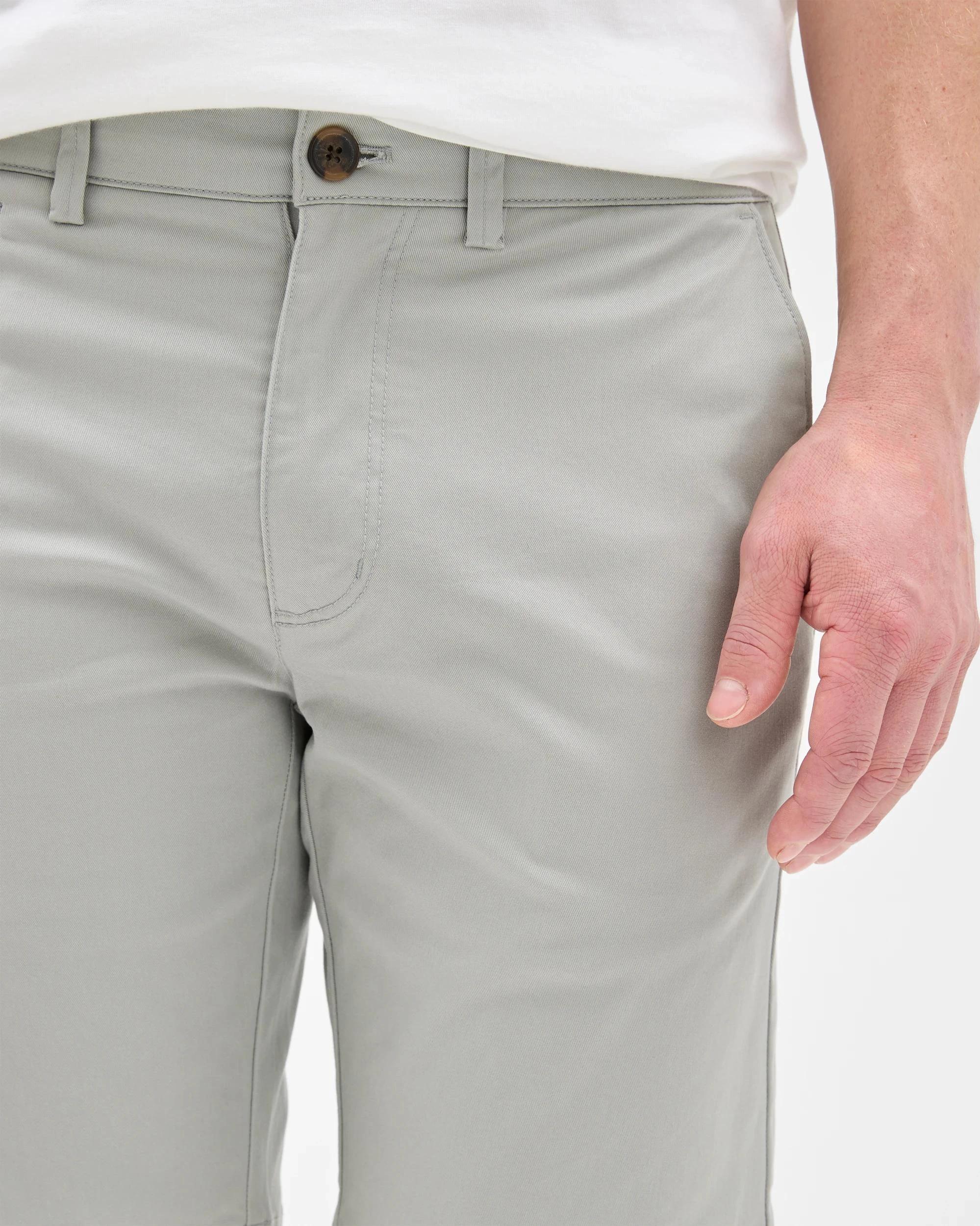 5 Target Australian Cotton Blend Slim Chino Shorts LIMESTONE, 5 of 7