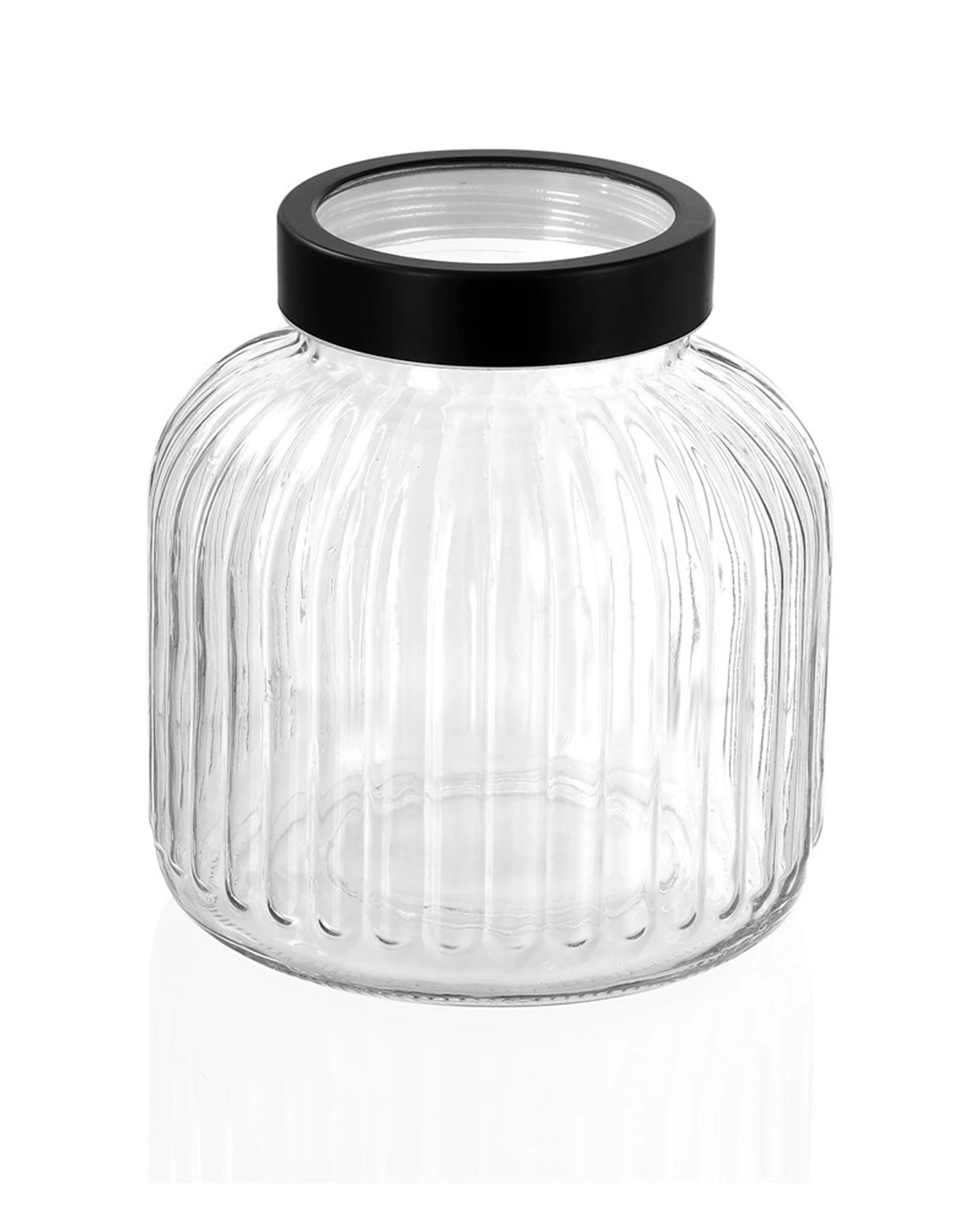 3 Lemon & Lime Brooklyn 3l/19cm Glass Jar Container Food Storage W/ Lid Clear
 - Clear, 3 of 3