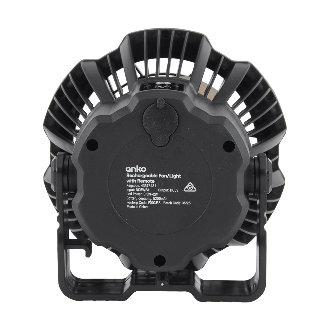 3 Rechargeable Fan Light with Remote, 3 of 10