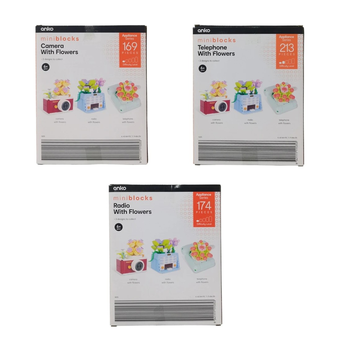 5 Mini Blocks Appliance Series Set - Assorted, 5 of 5