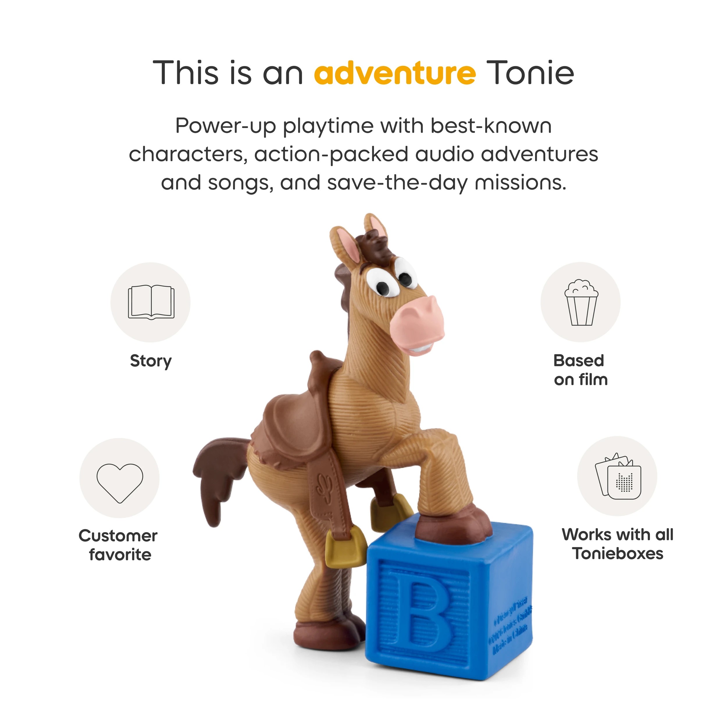 5 Tonies  Disney - Pixar - Toy Story Bullseye Tonie Audio Character - Multi, 5 of 7