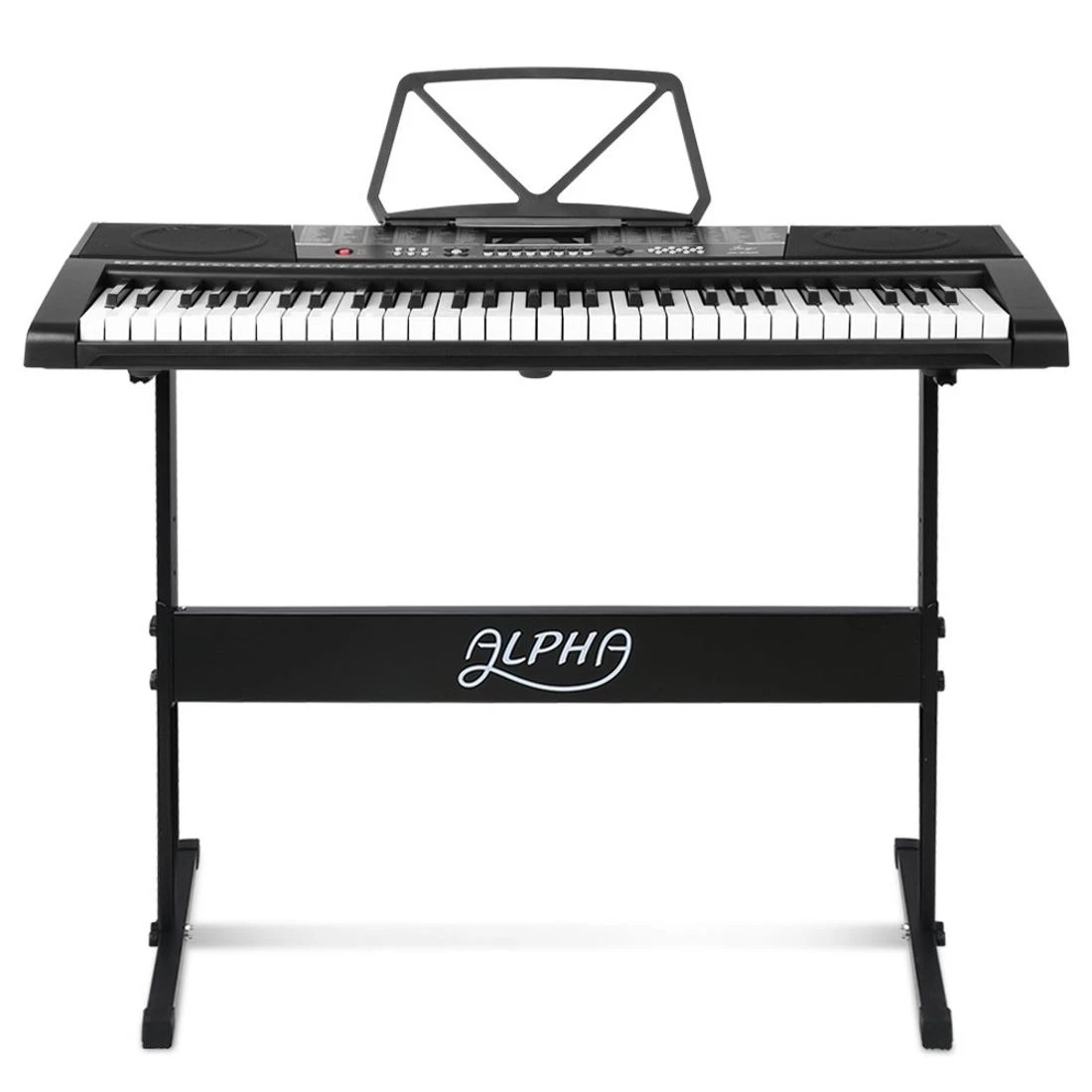 3 Alpha 61 Keys Electronic Piano Keyboard Digital Electric w/ Stand Sound Speaker - Black, 3 of 6