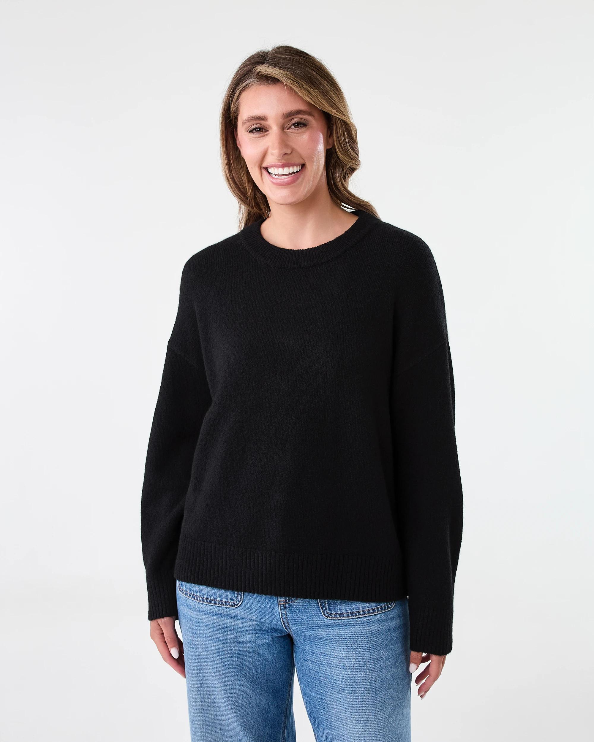 1 Relaxed Jumper Black, 1 of 7
