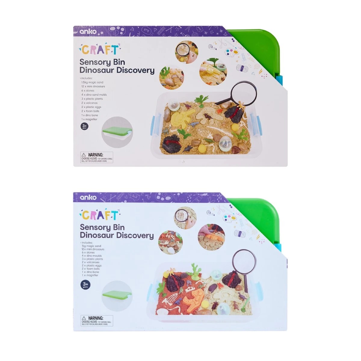 2 Dinosaur Discovery Sensory Bin Set - Assorted, 2 of 10