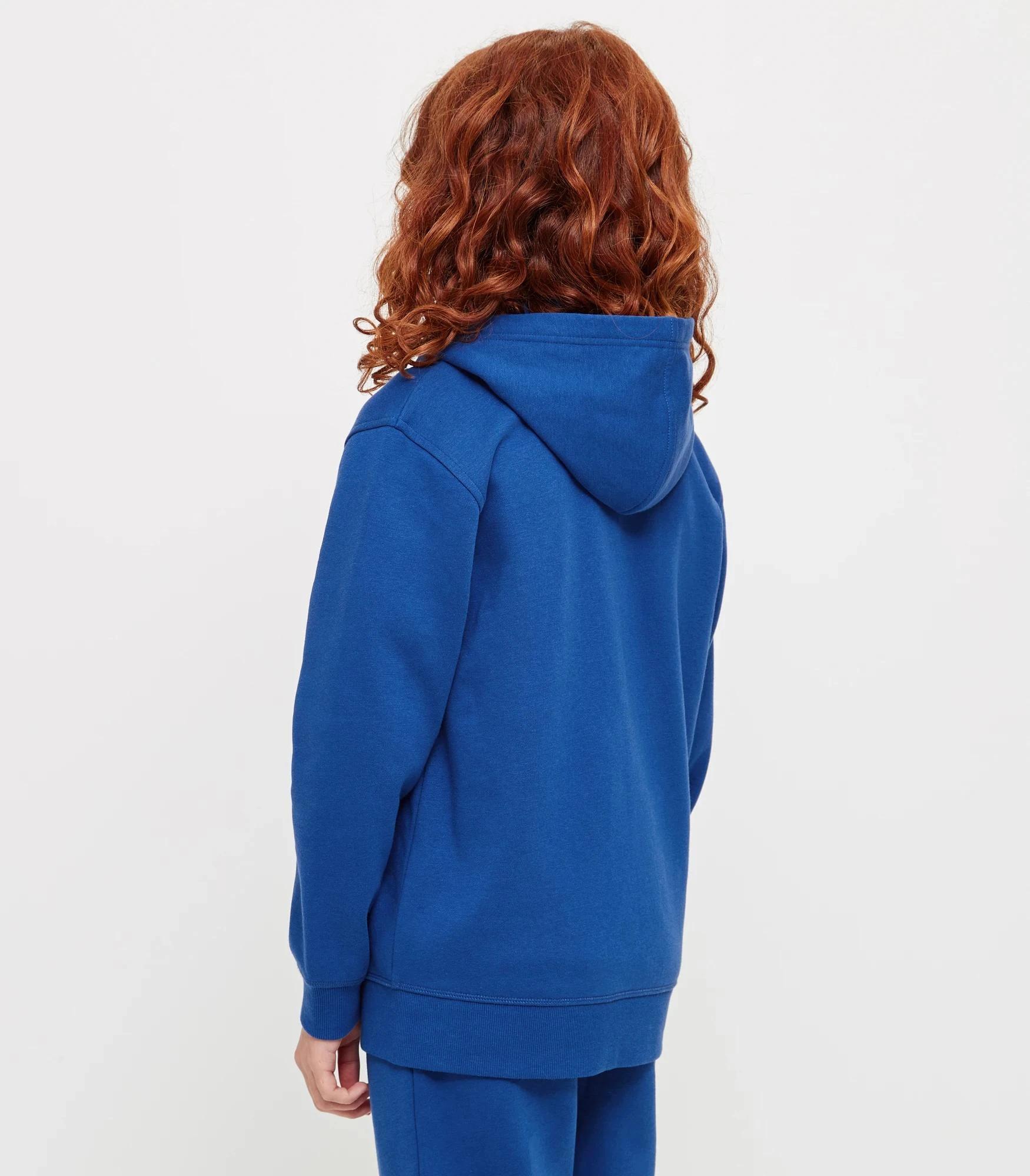 3 Target School Zip Thru Fleece Hoodie ROYAL BLUE, 3 of 8