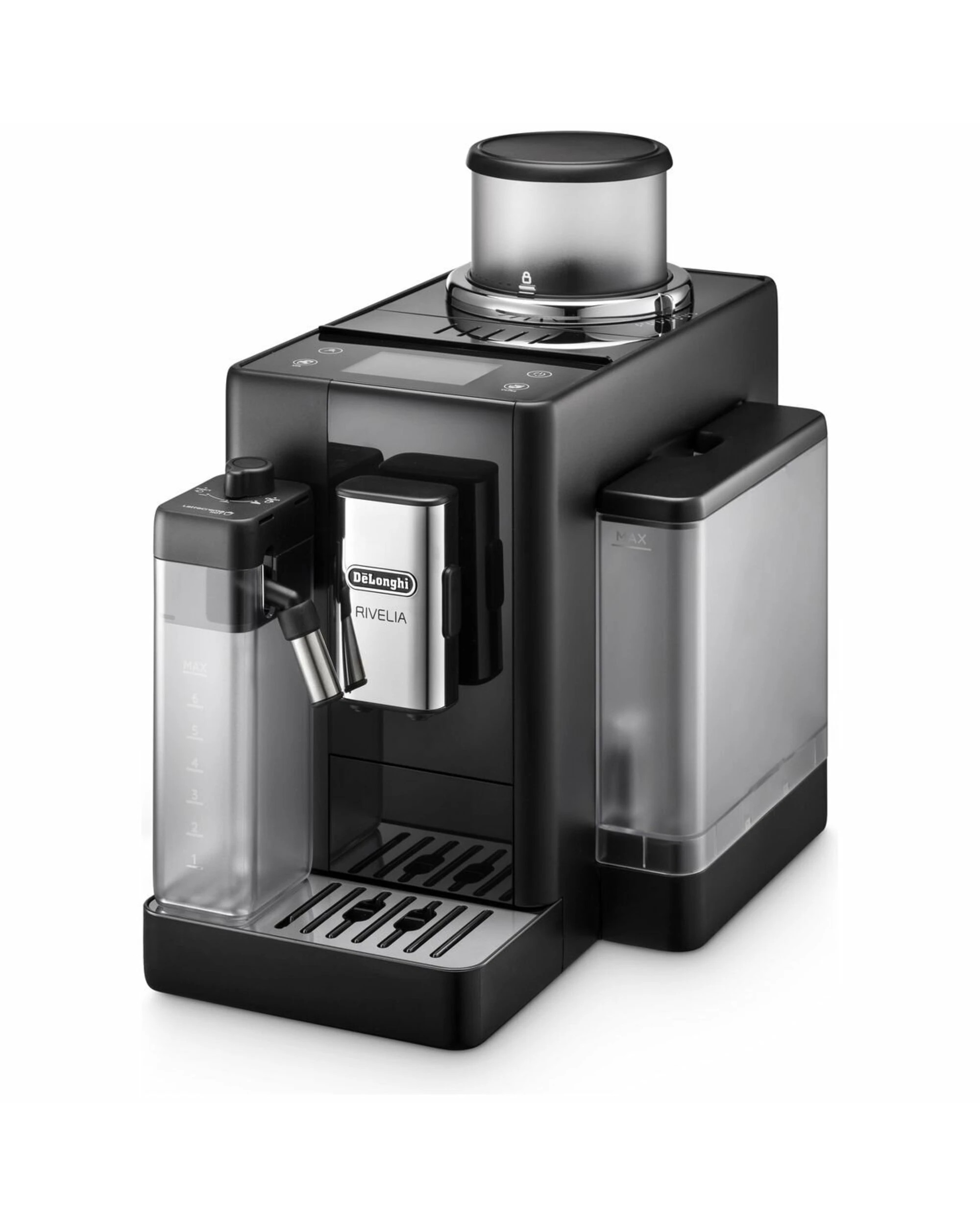 2 DeLonghi Rivelia Fully Automatic Coffee Machine - Black, 2 of 5