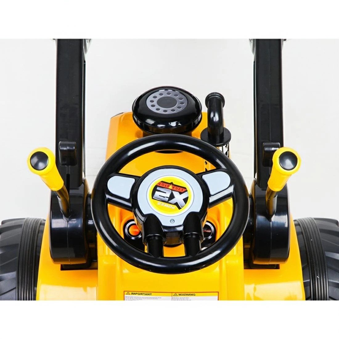 3 Rigo Kids Electric Ride On Car Bulldozer Digger Loader Remote 6V Yellow - Yellow, 3 of 7
