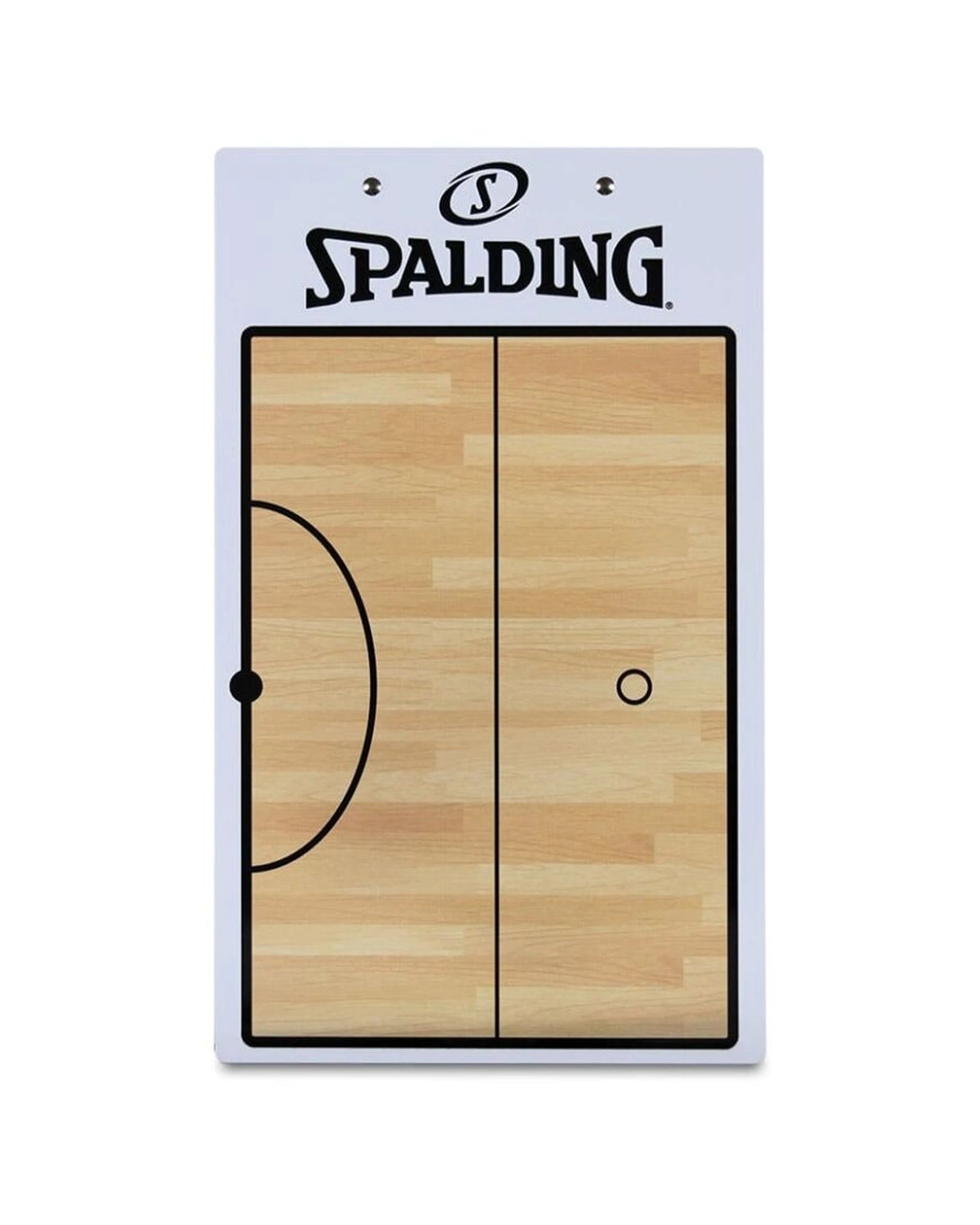 1 Spalding Netball Coaches Board Double Sided Half Full Court With Marker 40x24cm - Multi, 1 of 2
