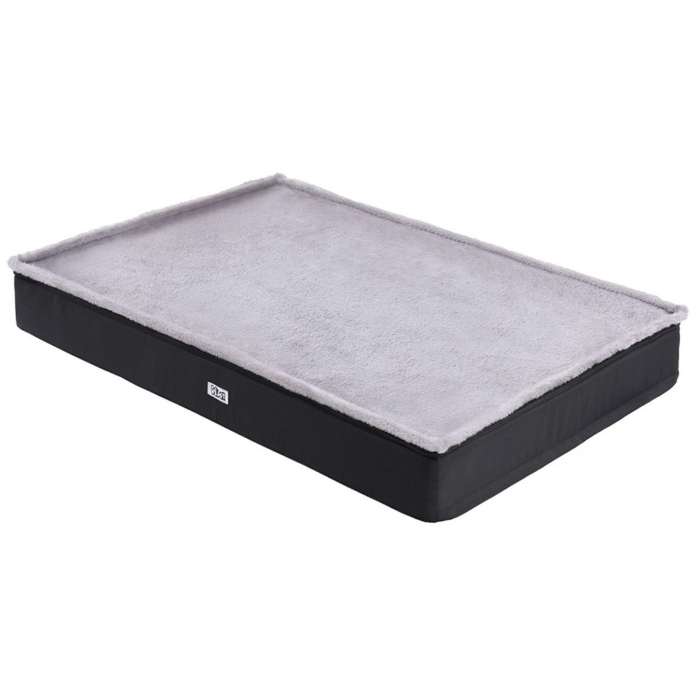 1 i.Pet Pet Bed Dog Cat Large Calming Soft Sofa Foam Cushion Washable Cover - Grey, 1 of 6