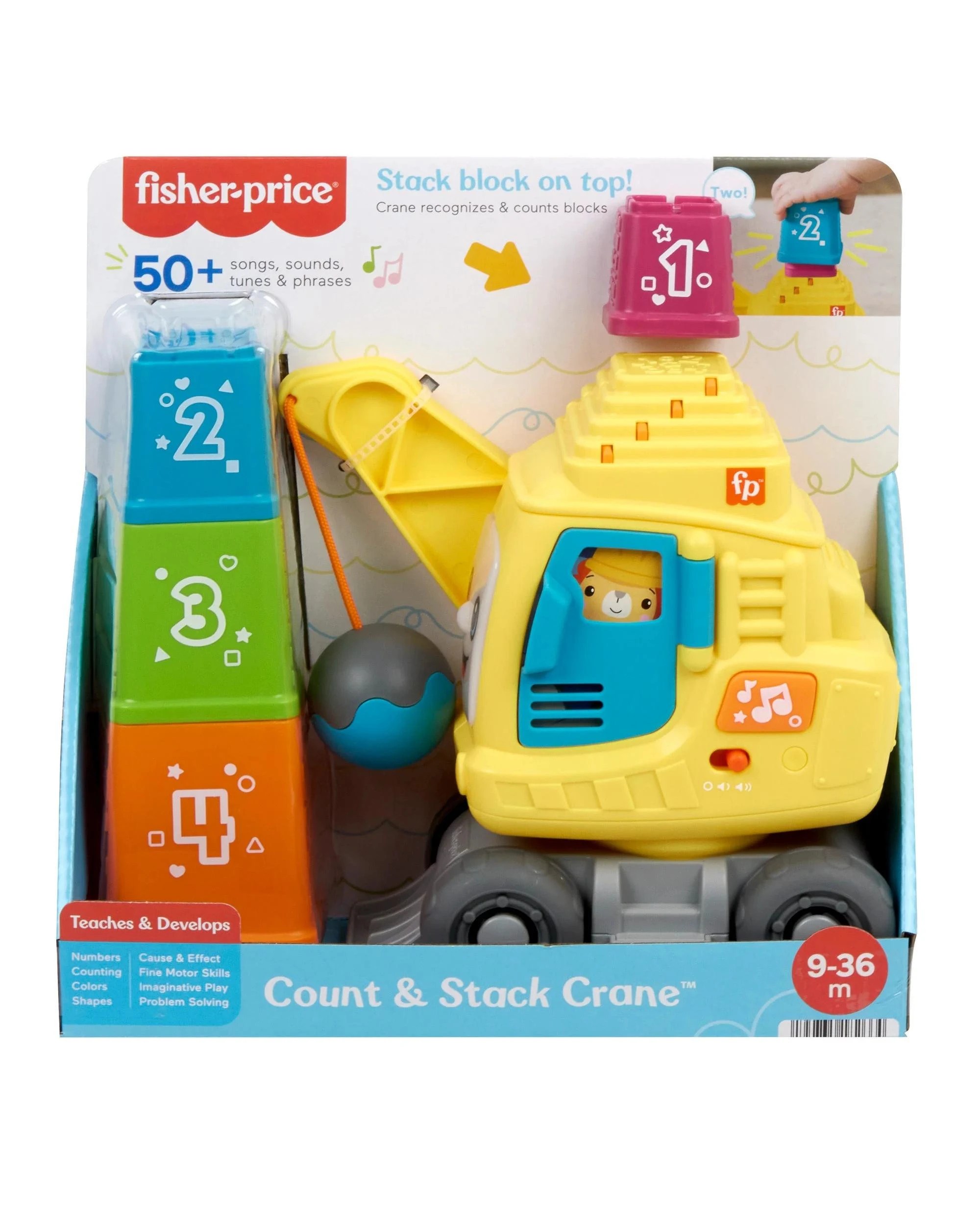 1 Fisher-Price Count and Stack Crane, 1 of 5