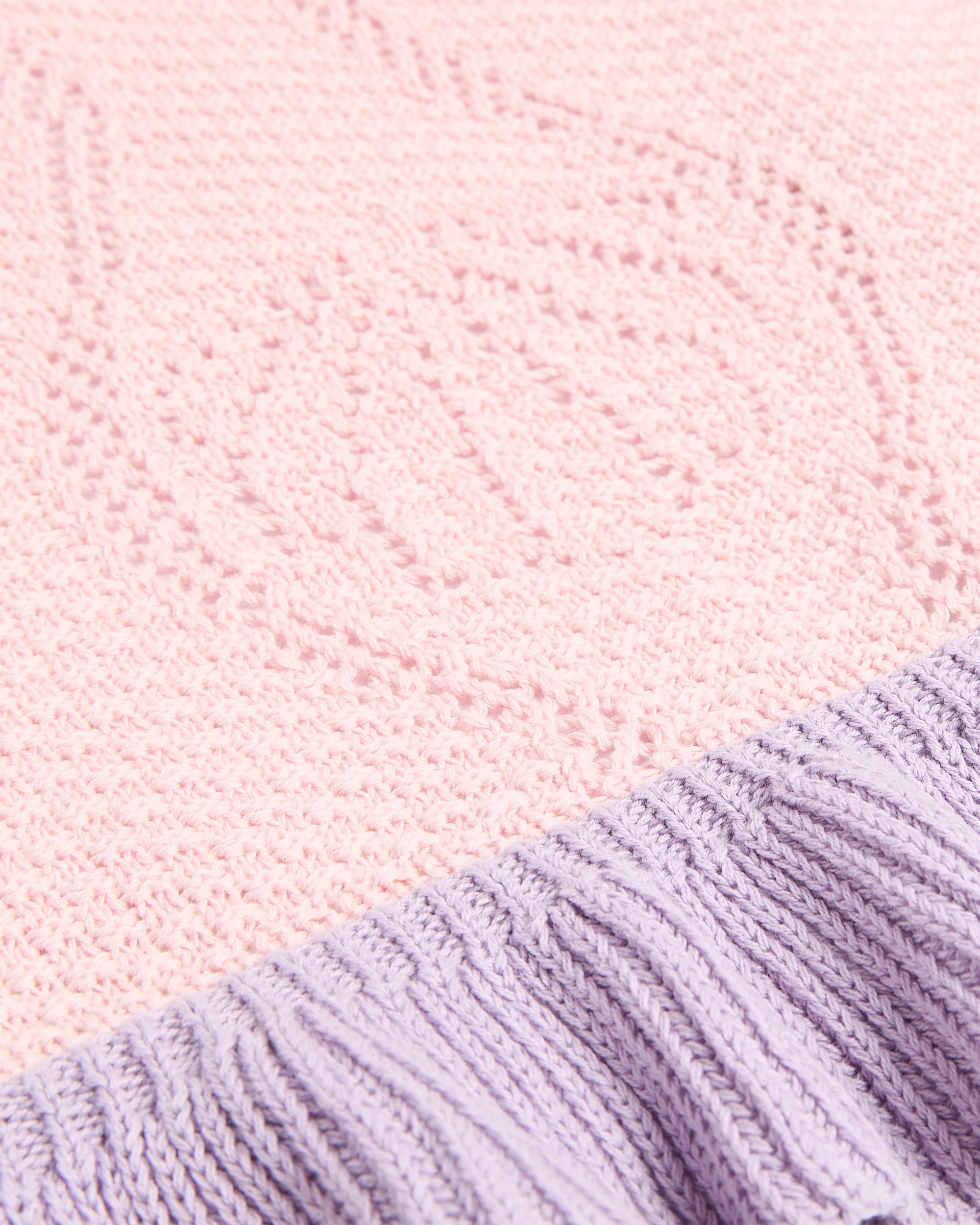 2 Target Australian Cotton Elsie Sea Shell Knitted Ruffle Throw - Queen Bed - Pink, 2 of 2