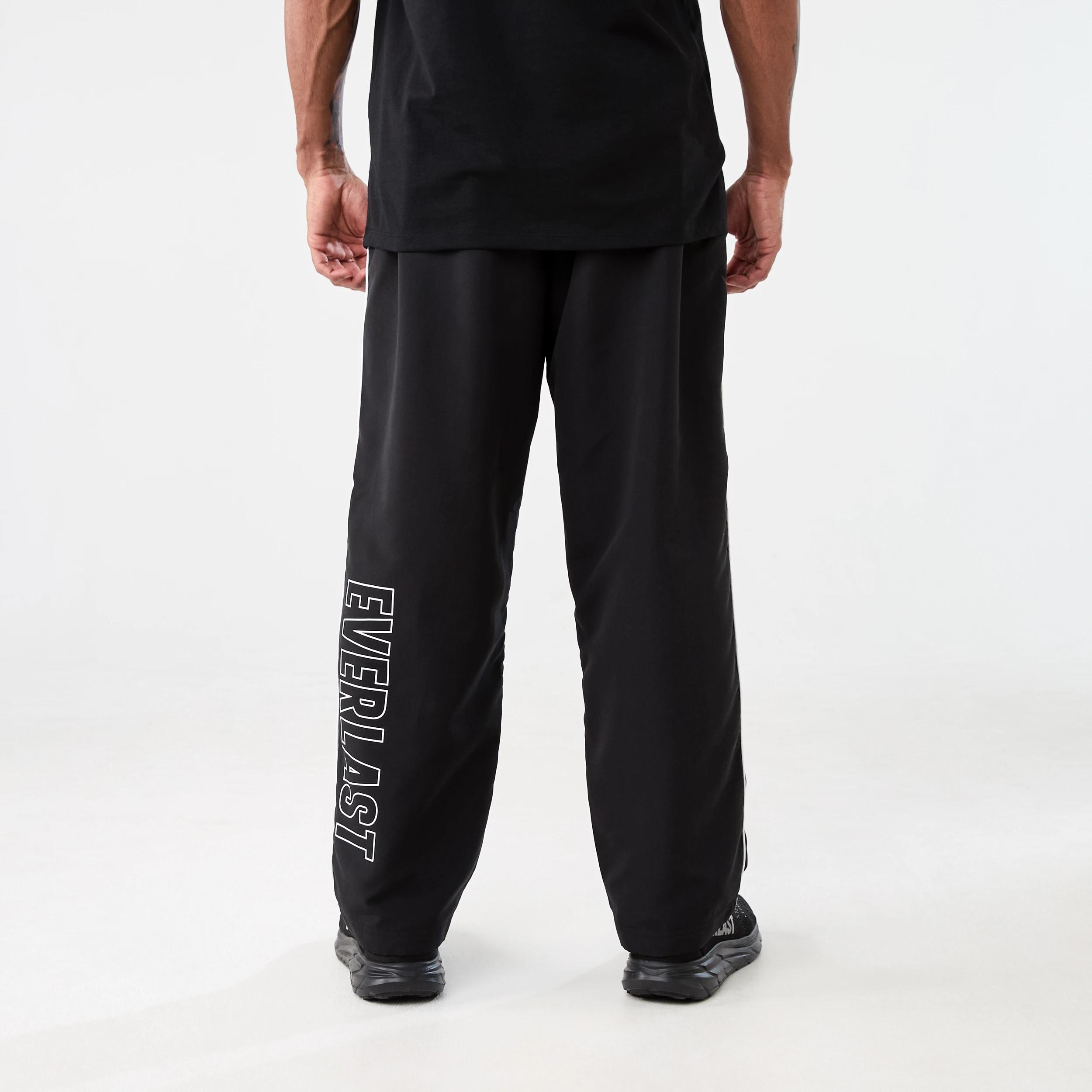 3 Everlast Mens Trackpants EVER SHELL PANT BLACK, 3 of 7