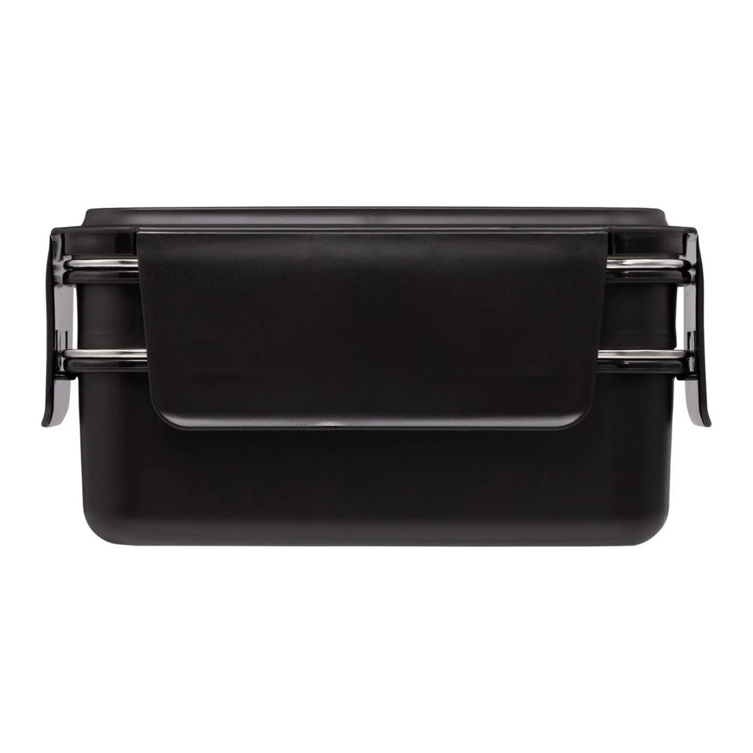 4 Studymate Stainless Steel Double Bento Box Black, 4 of 4