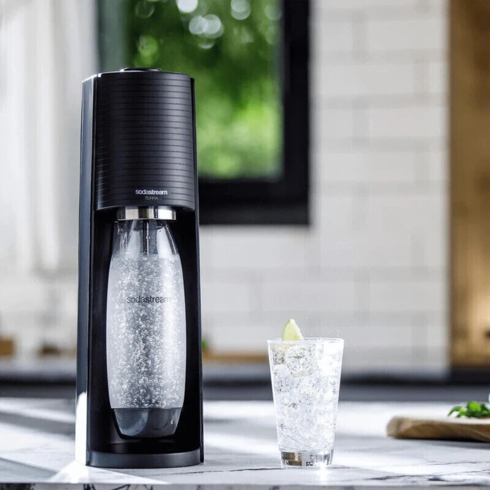 2 SodaStream Terra Sparkling Water Maker - Black, 2 of 3