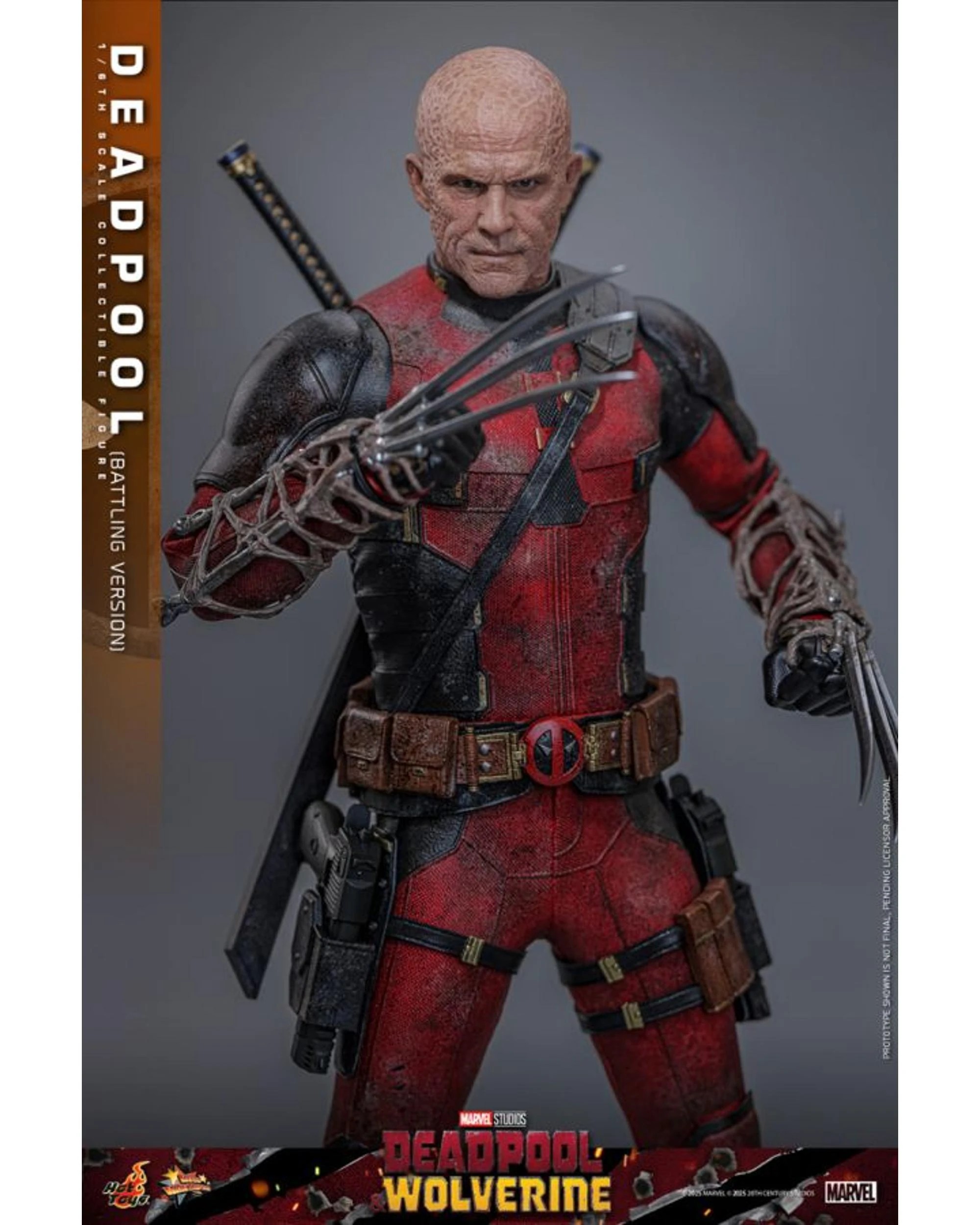 8 Hot Toys Deadpool and Wolverine Deadpool Battling 1:6 Scale Action Figure, 8 of 10