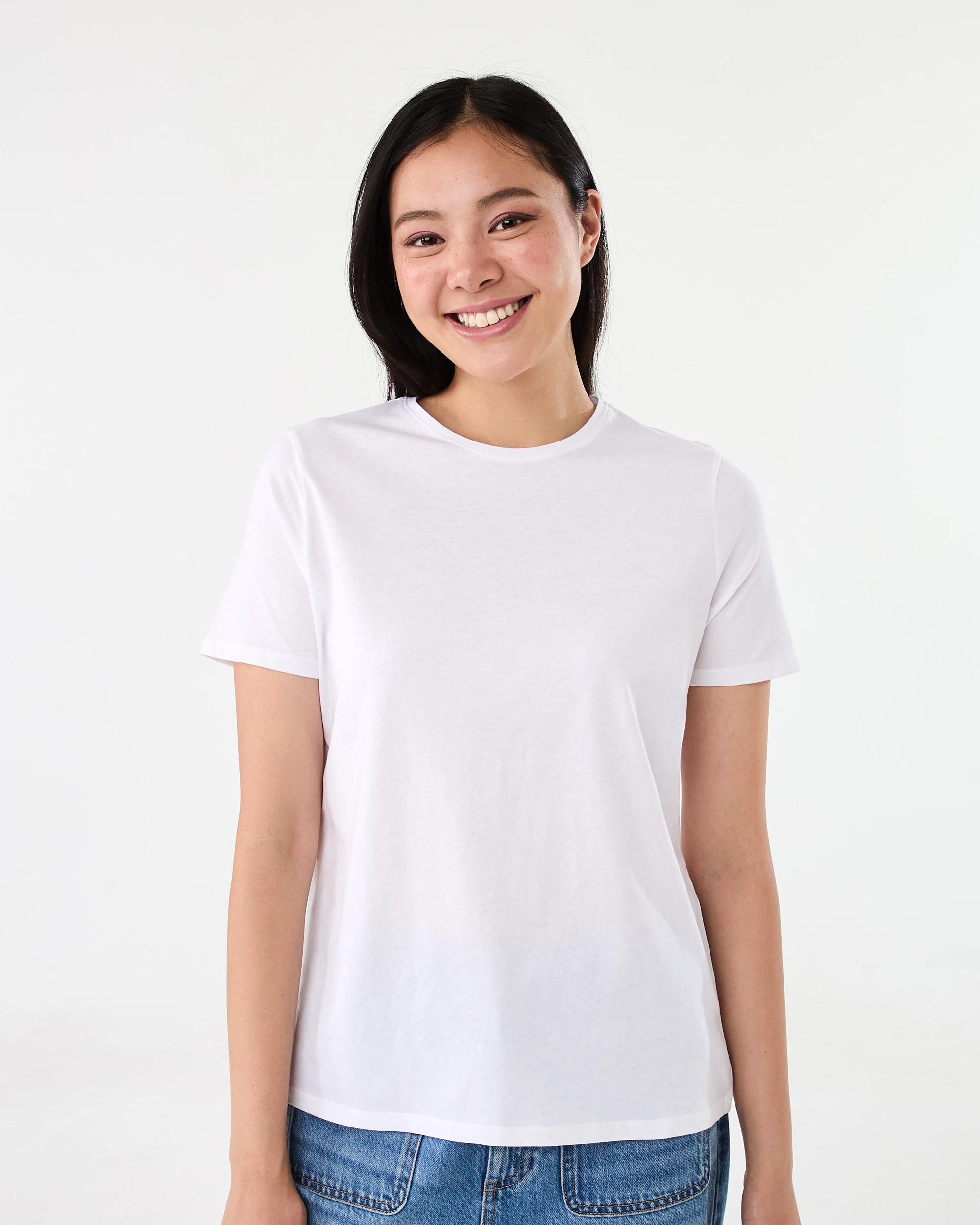 1 Basic T-shirt WHITE, 1 of 5