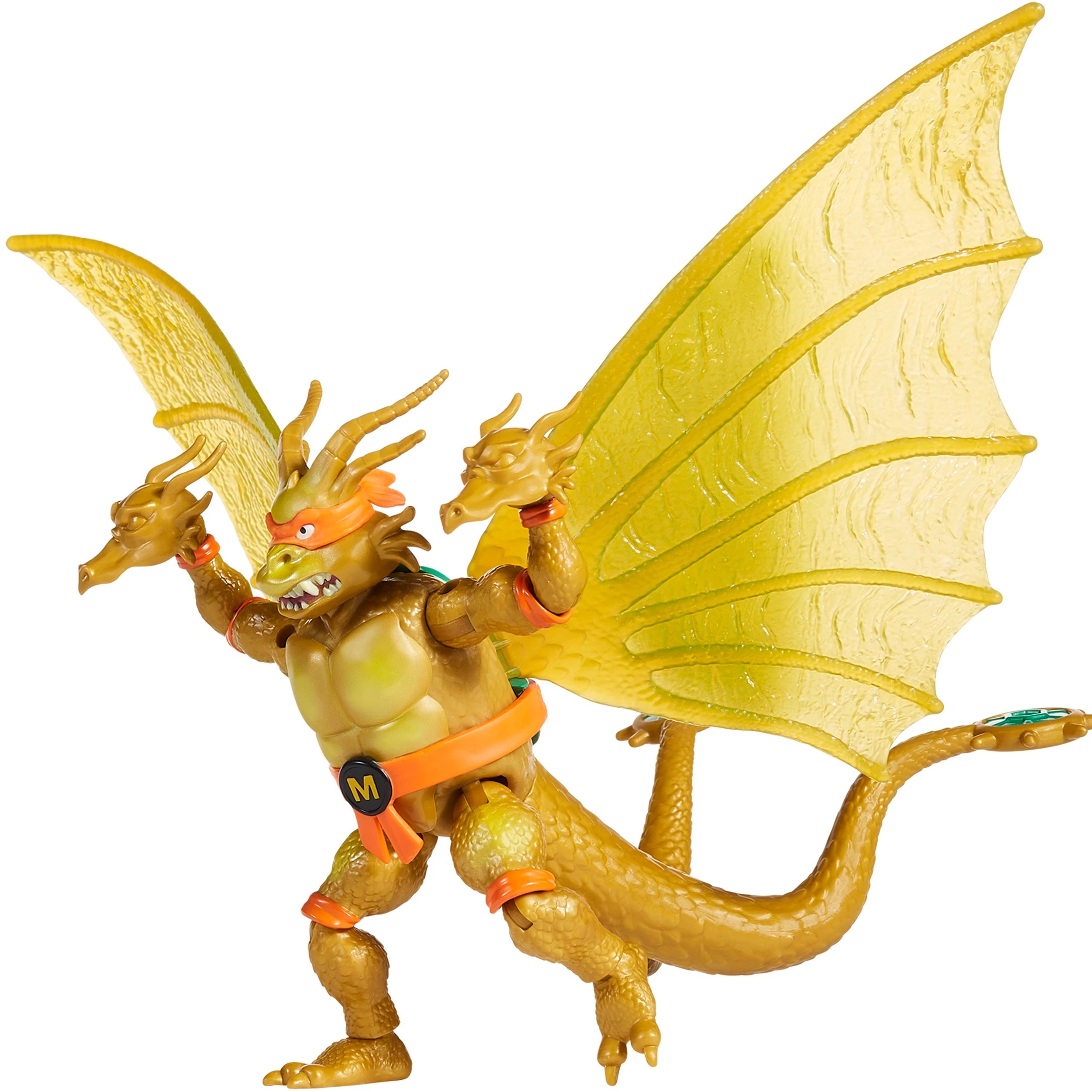 1 TMNT Teenage Mutant Ninja Turtles x Godzilla Figures - Michelangelo x King Ghidorah - Multi, 1 of 5
