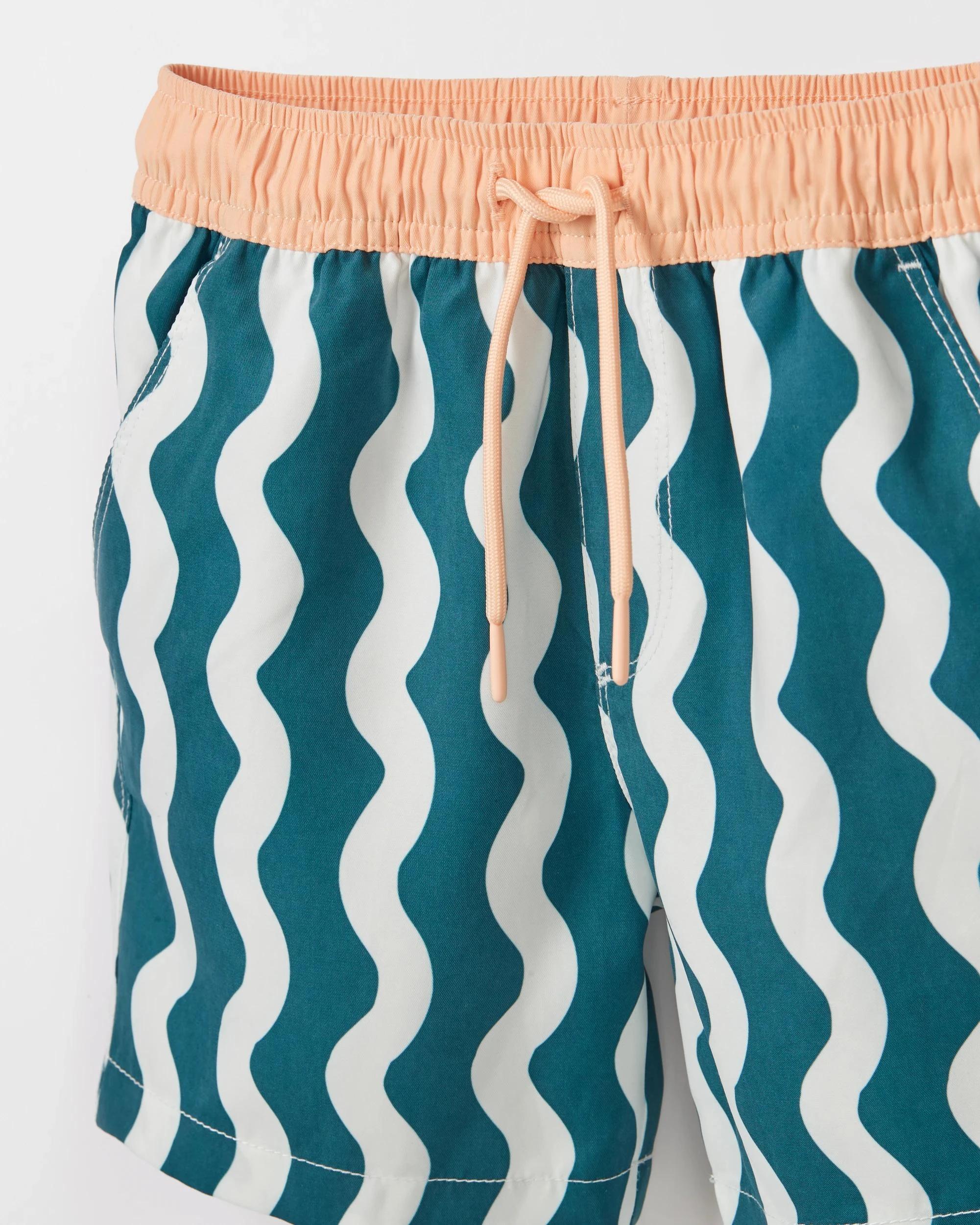 2 Target Printed Swim Boardshorts TEAL, 2 of 2