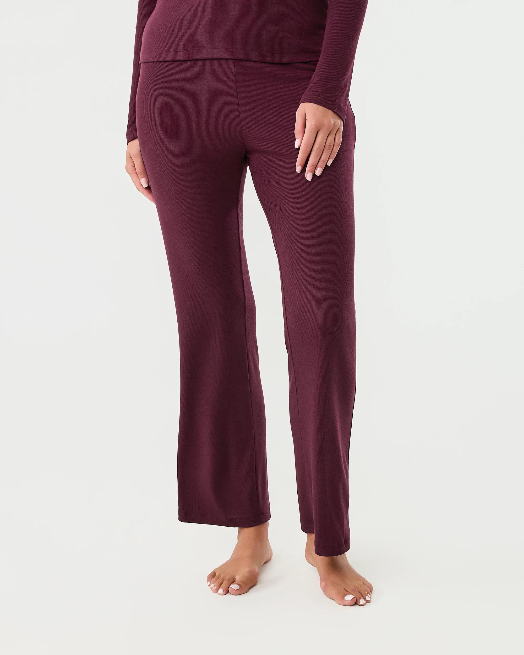 1 Comfort Rib Pants Velvet Red, 1 of 6