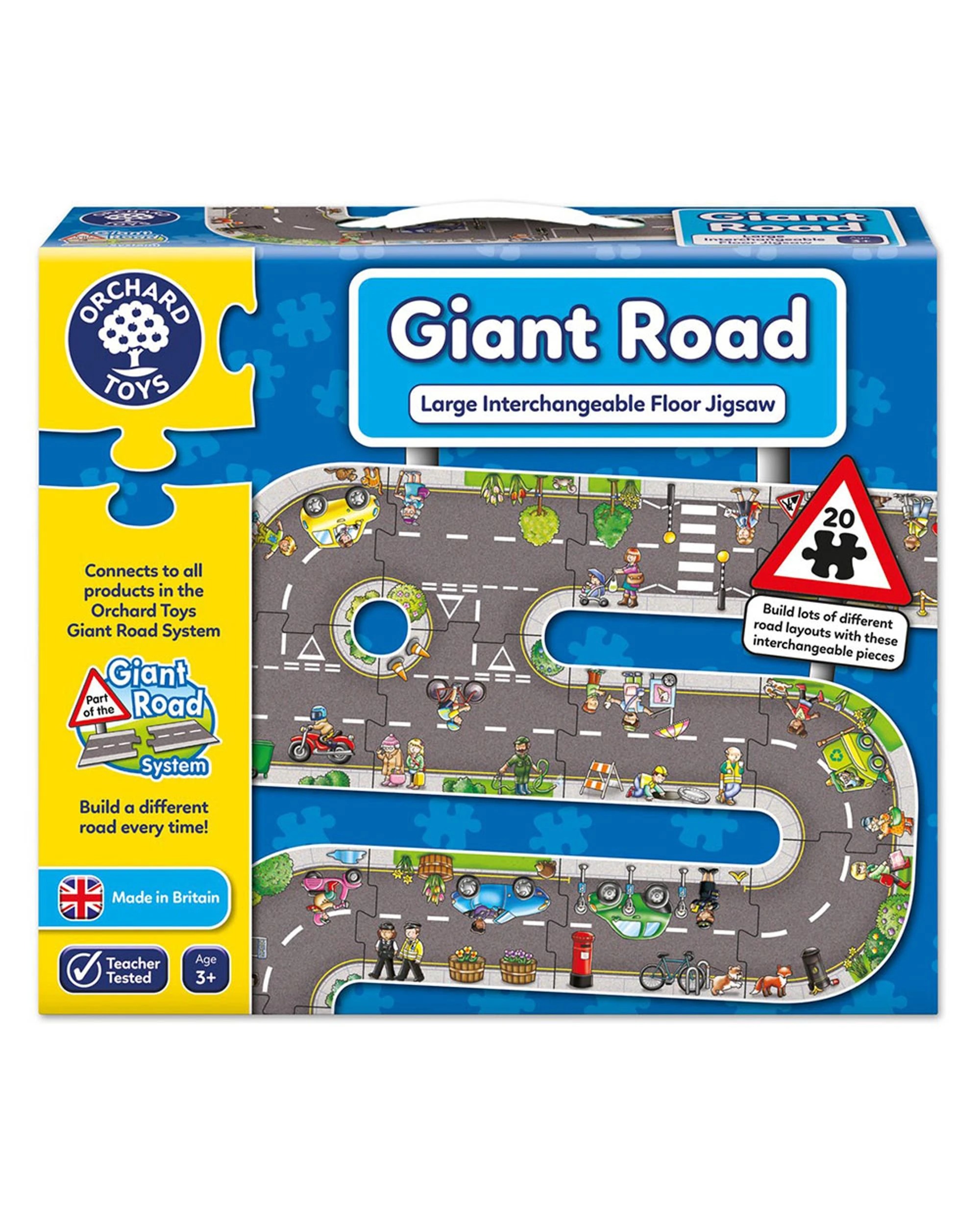 1 Orchard Toys Giant Road 20 Piece Jigsaw Puzzle, 1 of 1