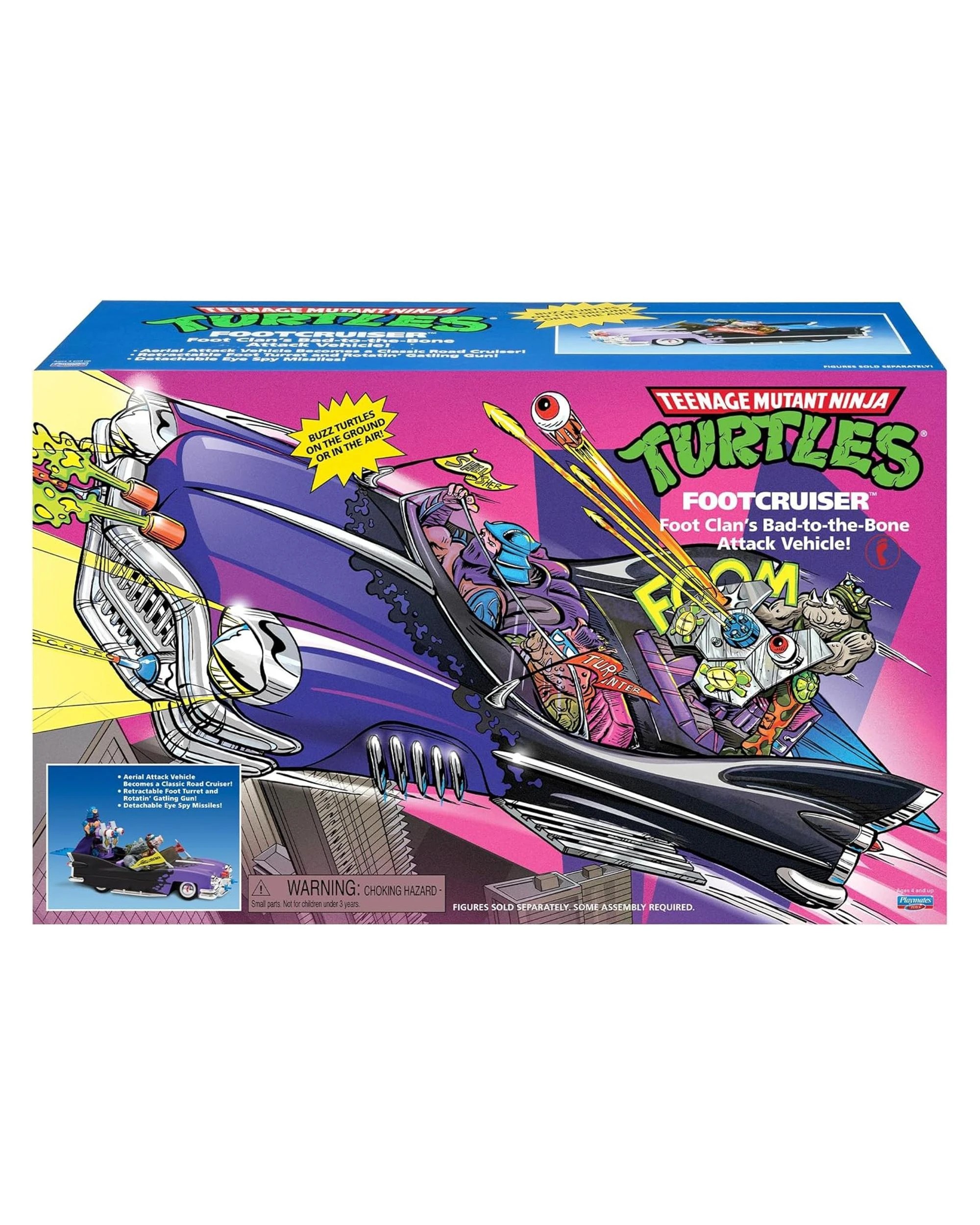 10 Playmates Toys Limited Teenage Mutant Ninja Turtles Classic Footcruiser Vehicle, 10 of 10