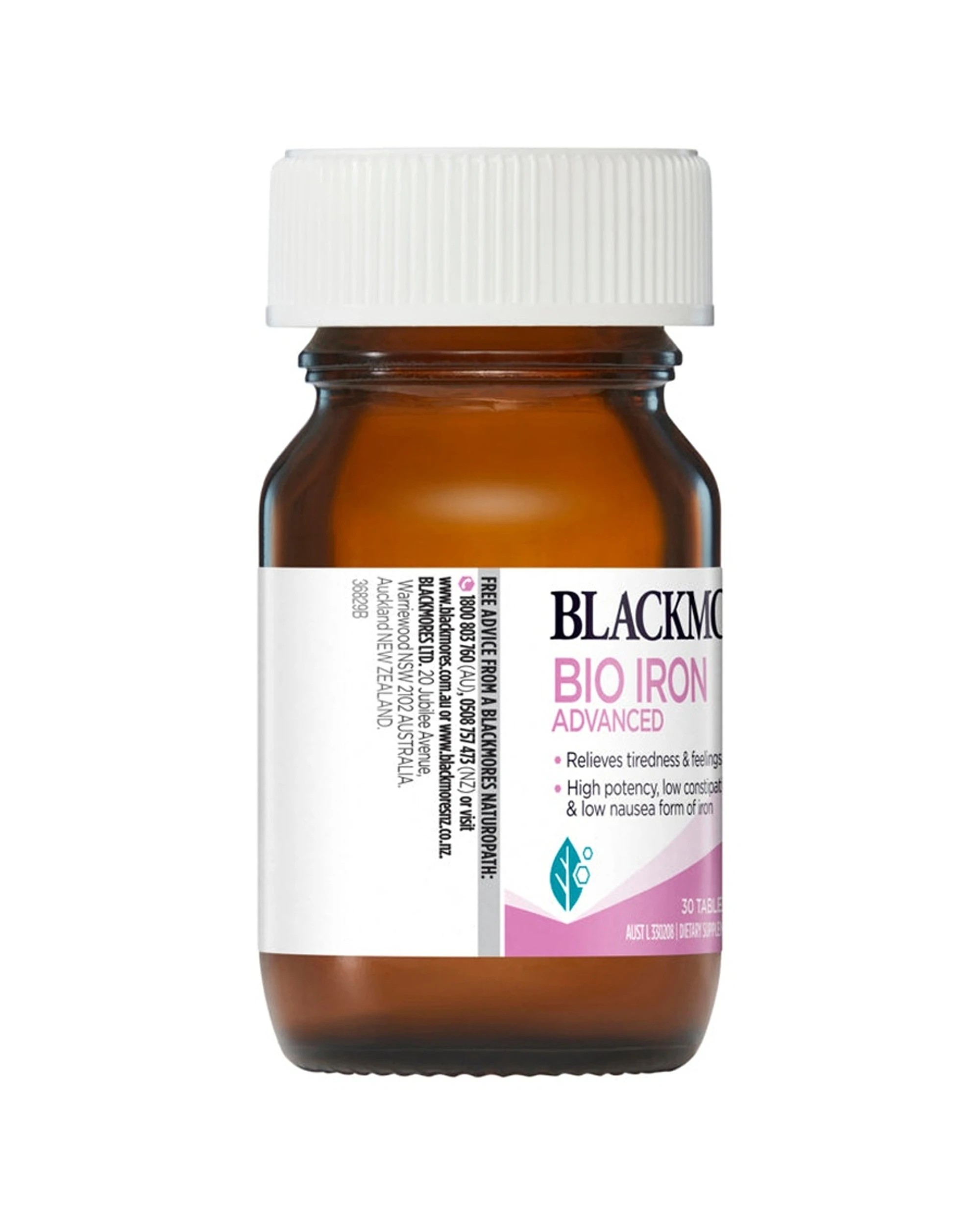 3 Blackmores 30pc Bio Iron Advanced Tablets Easy Absorb Dietary Supplement, 3 of 8
