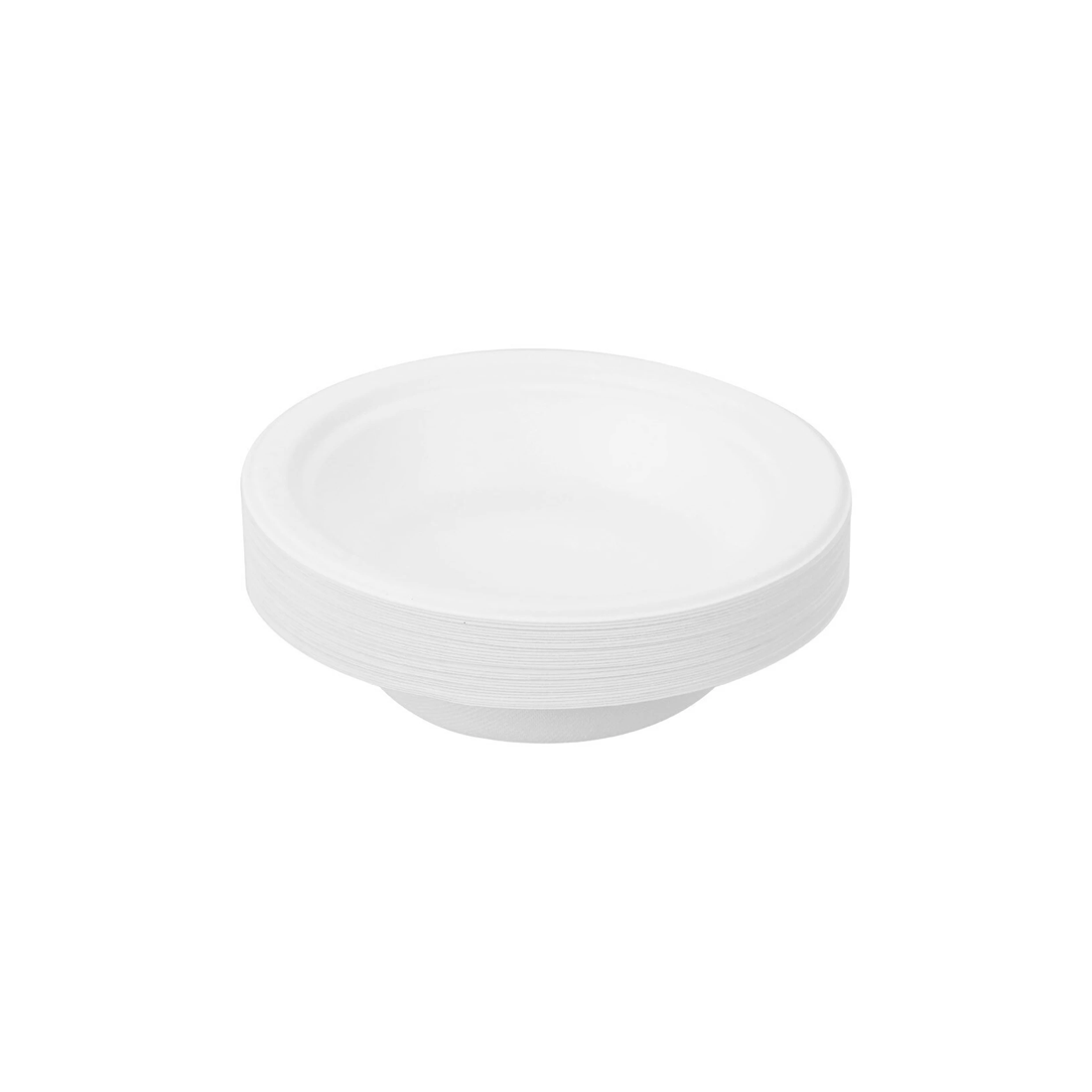 3 30pc Lemon & Lime Eco/biodegradable/compostable Disposable 18cm Side Bowl White
 - White, 3 of 3