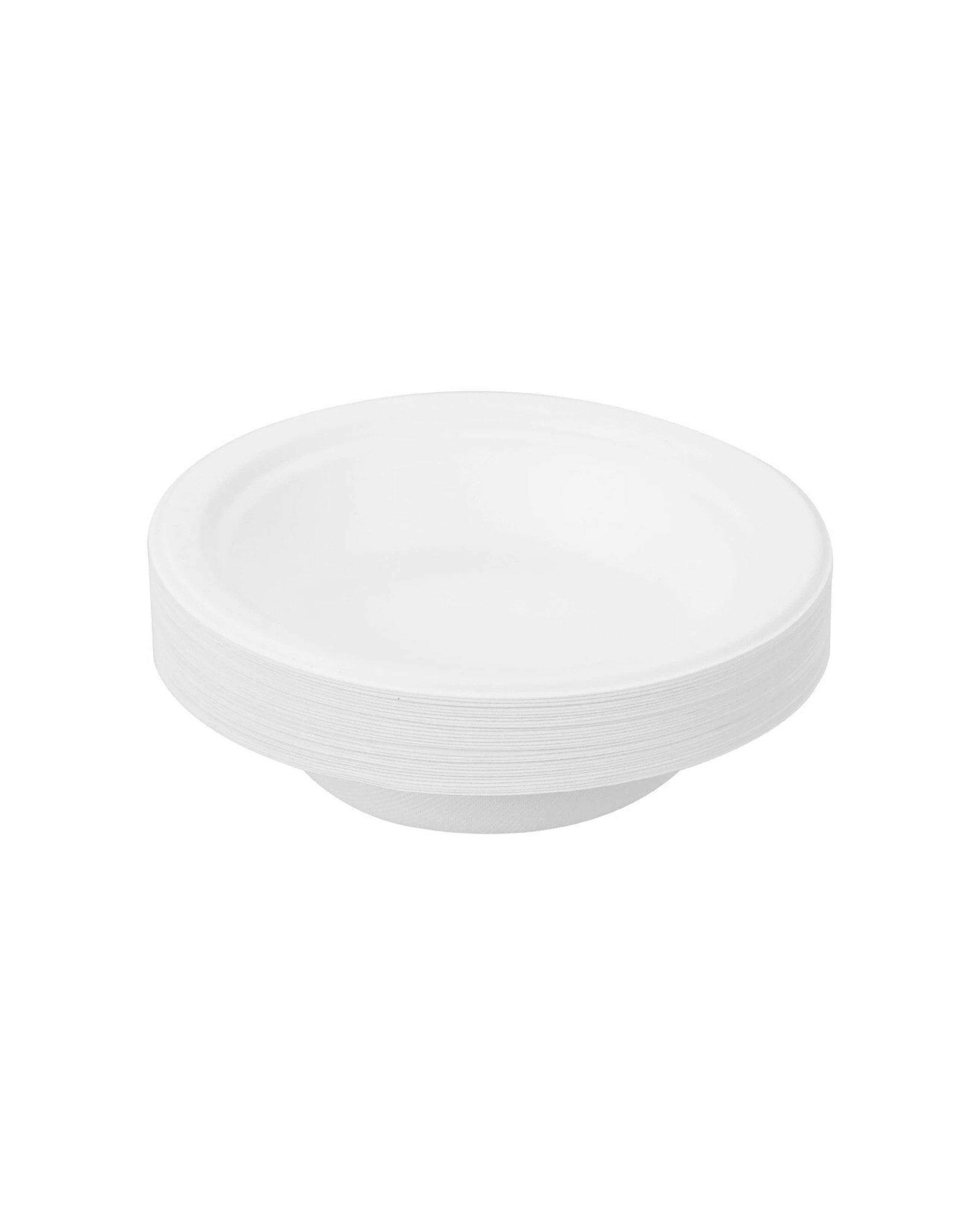 3 30pc Lemon & Lime Eco/biodegradable/compostable Disposable 18cm Side Bowl White
 - White, 3 of 3