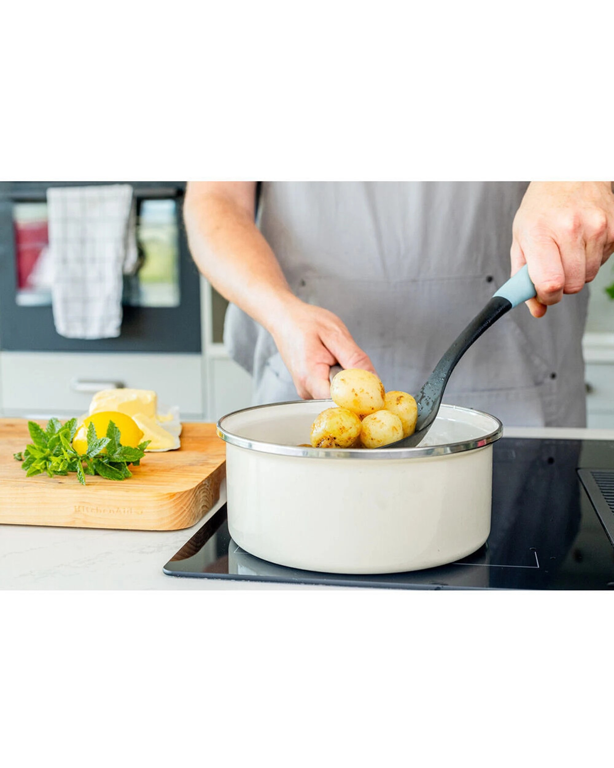 4 KitchenAid Plastic Soft Grip Slotted Spoon 2PK Heat Resistant Durable Utensil - Multi, 4 of 6