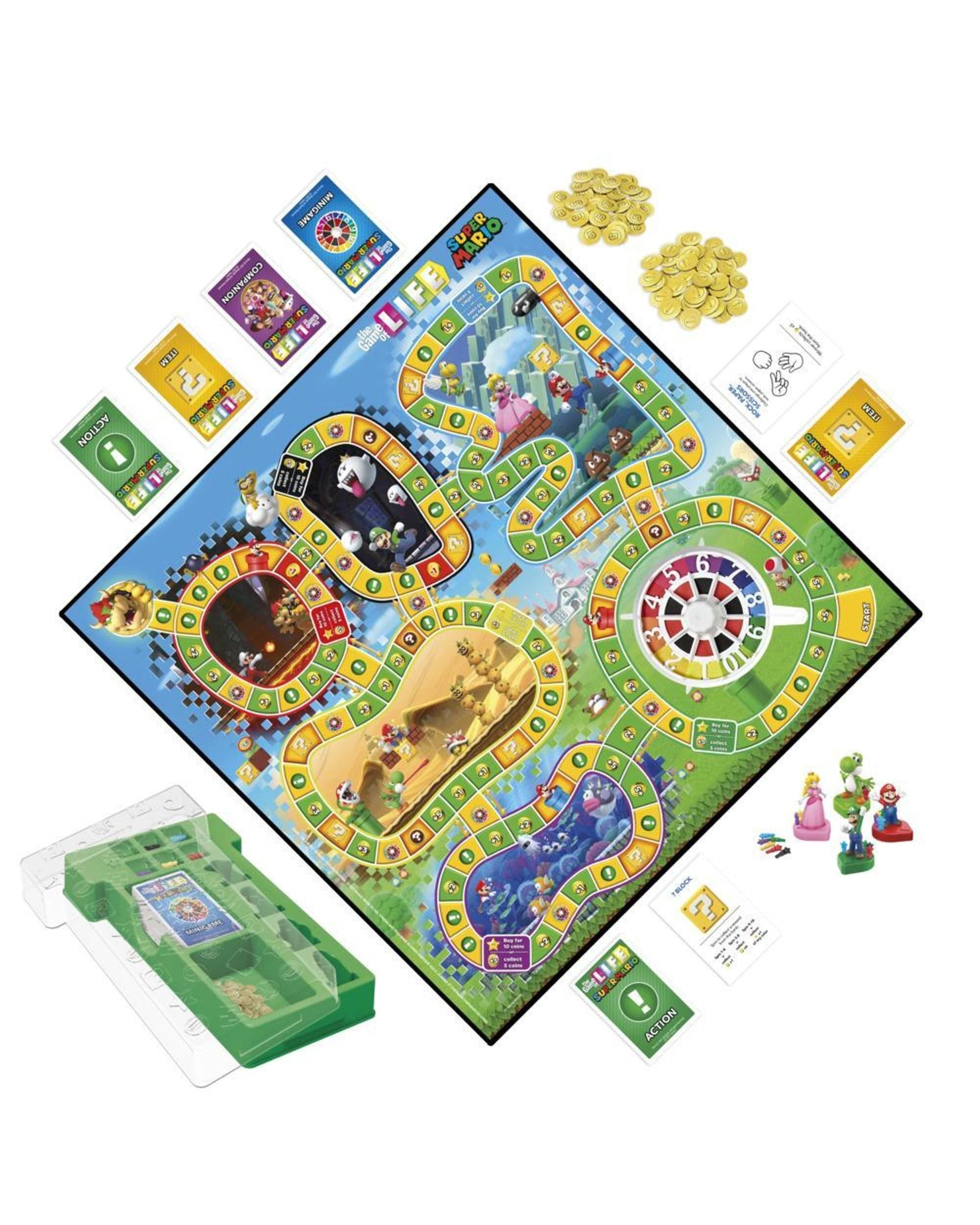 4 The Game of Life: Super Mario Edition Board Game, 4 of 10