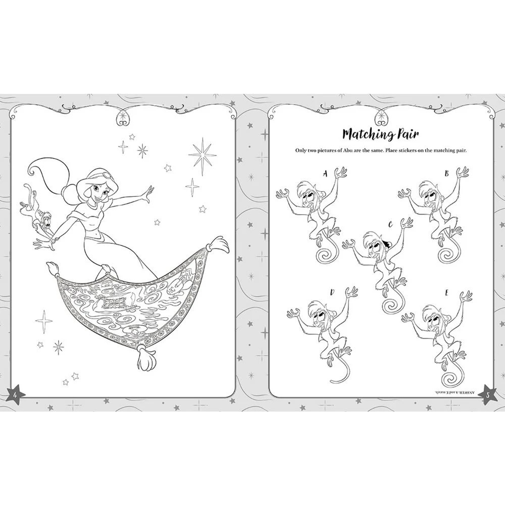 4 Scholastic 1000 Sticker Activity Book Disney Princess, 4 of 4