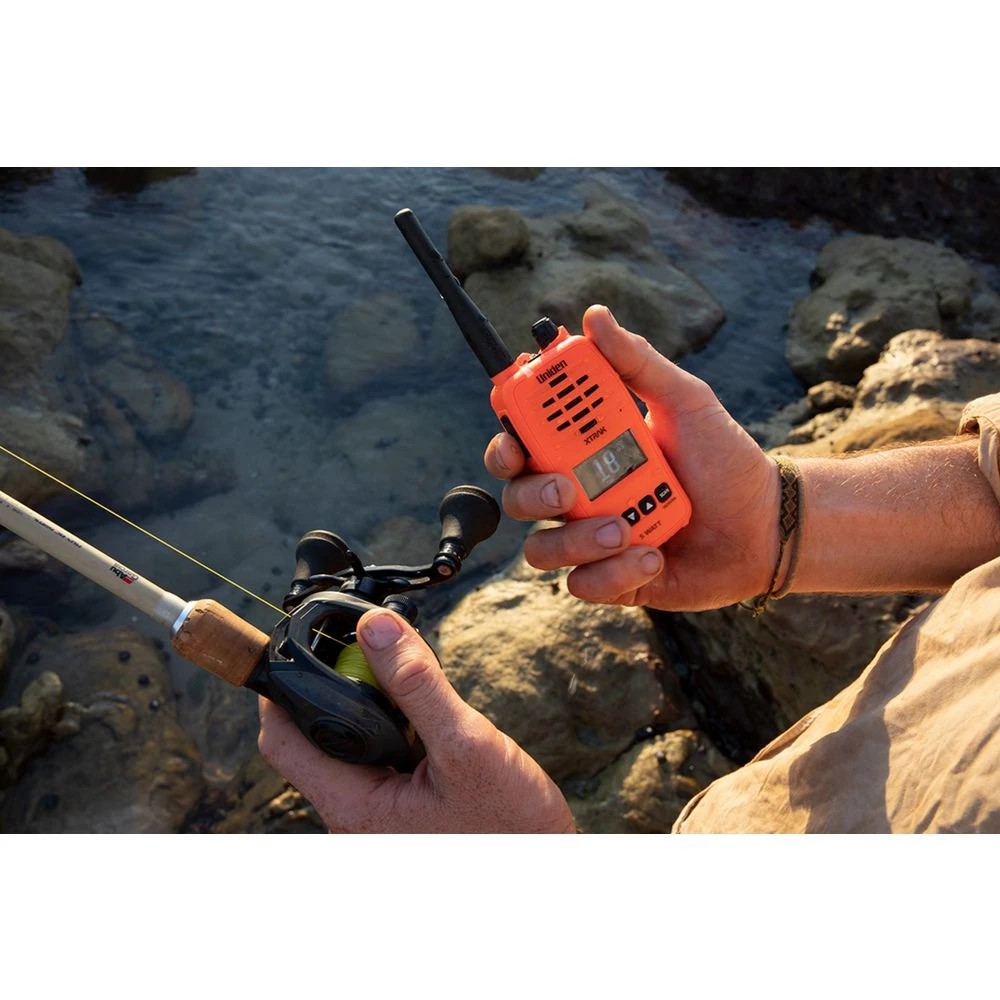 3 Uniden 5W Waterproof Smart UHF Radio XTRAK50 Orange, 3 of 5