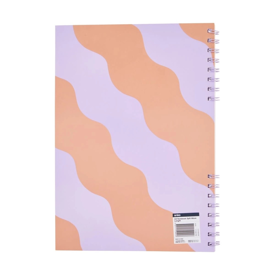4 A4 Split Wave Length Notebook, 4 of 4