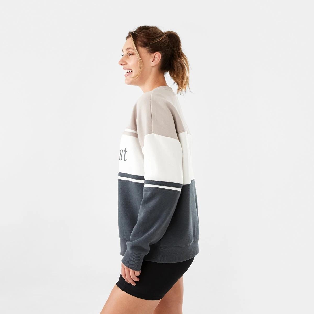 2 Everlast Womens Colourblock Sweatshirt Sandstone, 2 of 7