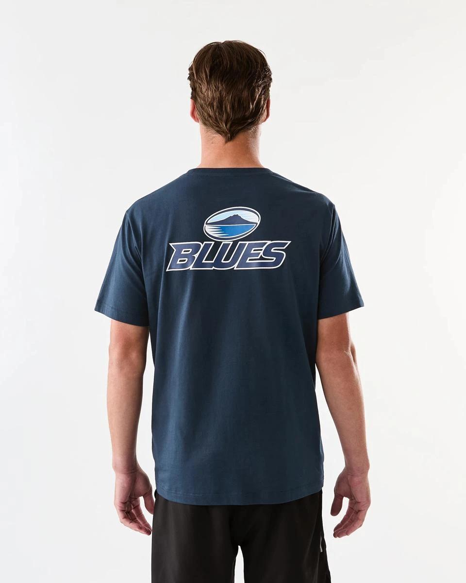 3 Official Super Rugby Adult Jersey T-shirt Blues, 3 of 8