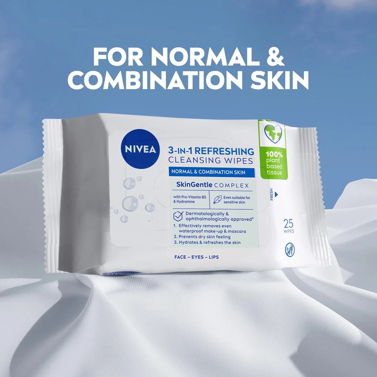3 Nivea 7 Pack 3-in-1 Refreshing Cleansing Wipes - Pro Vitamin B5 and Hydramine, 3 of 10