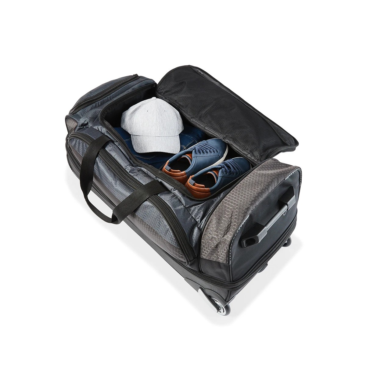 1 120L Rolling Transit Duffle Bag - Black, 1 of 10