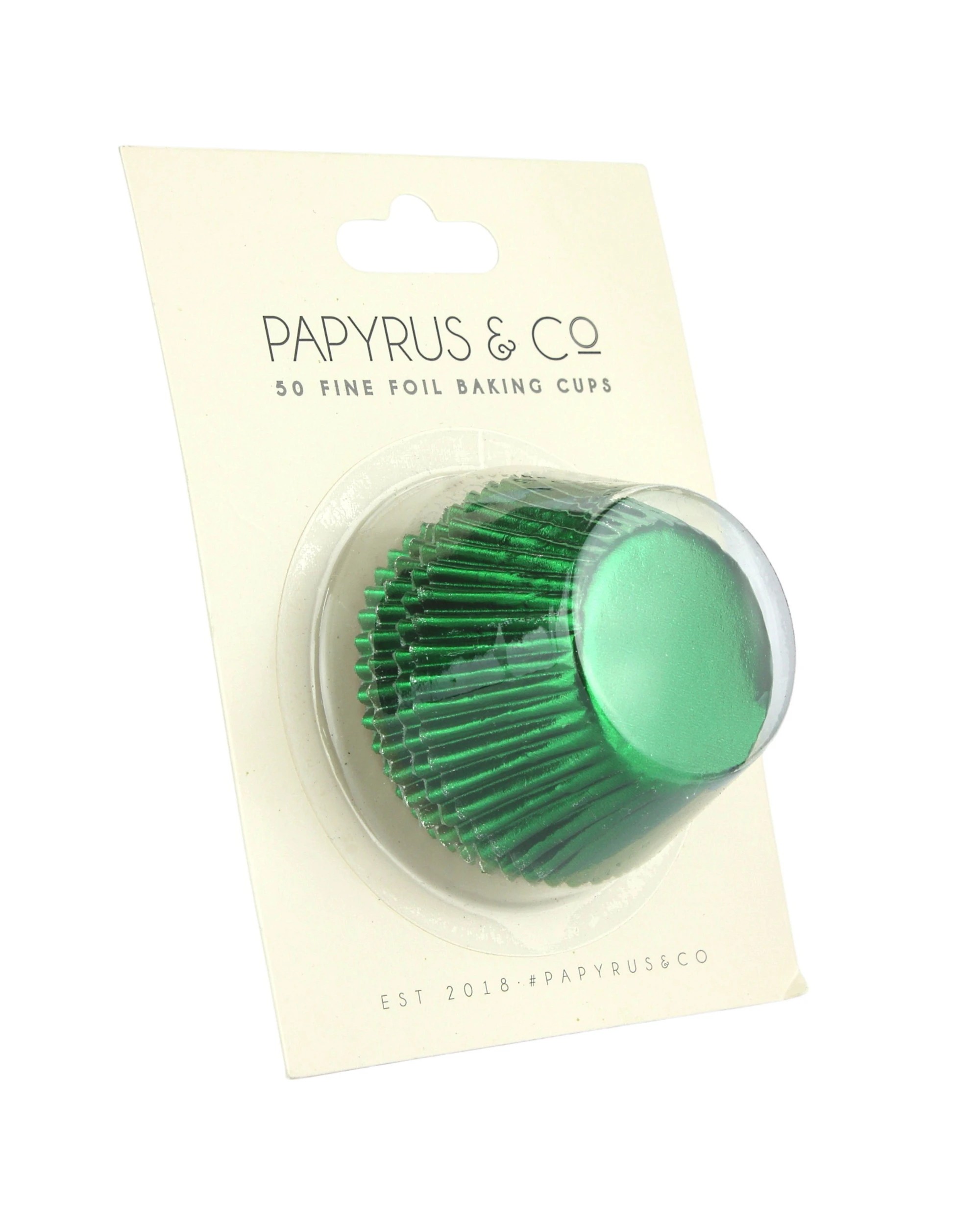 1 Papyrus & Co Foil Baking Cups 50mm Pack of 50 - Green, 1 of 1