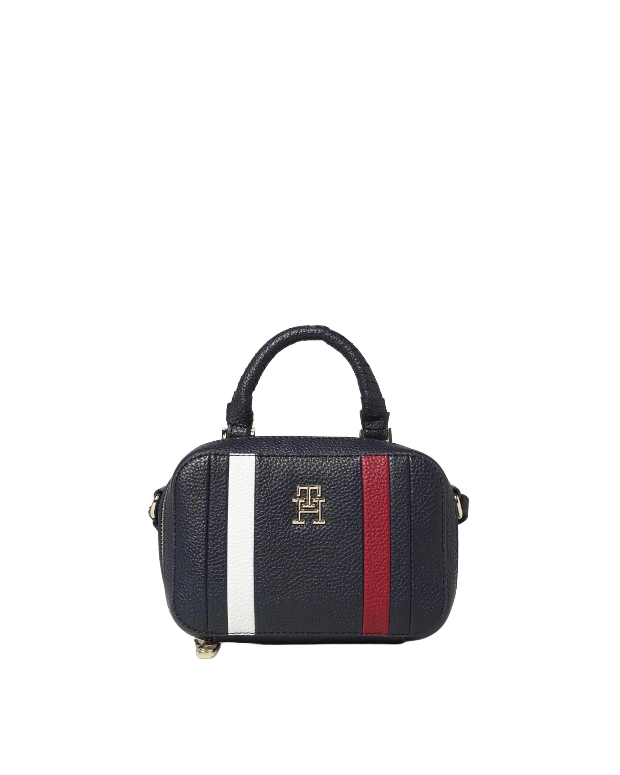 1 Tommy Hilfiger TH Emblem Crossbody Camera Bag Polyurethane - One Size - Black, 1 of 3