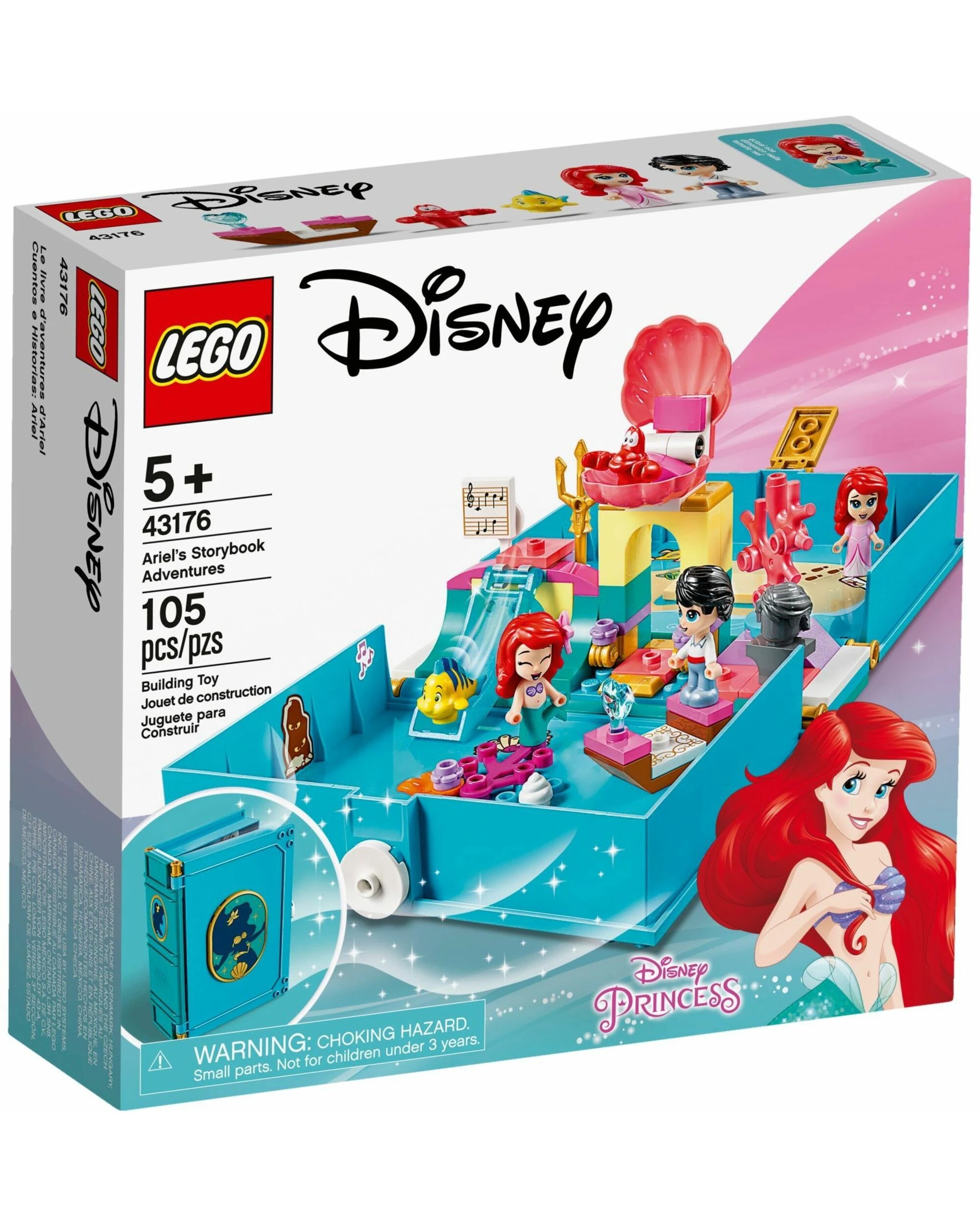 1 LEGO 43176 Ariel's Storybook Adventures | Disney Princess Playset, 1 of 5
