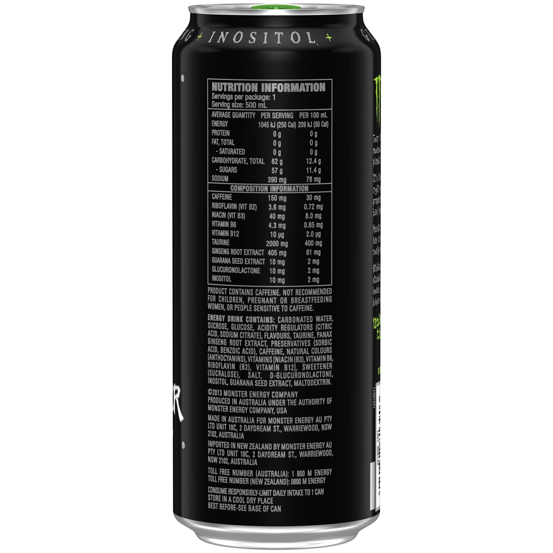 3 Monster Energy Drink Original 500ml, 3 of 6