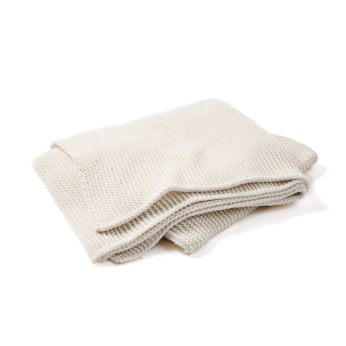 3 Chunky Knit Throw - Ivory, 3 of 7